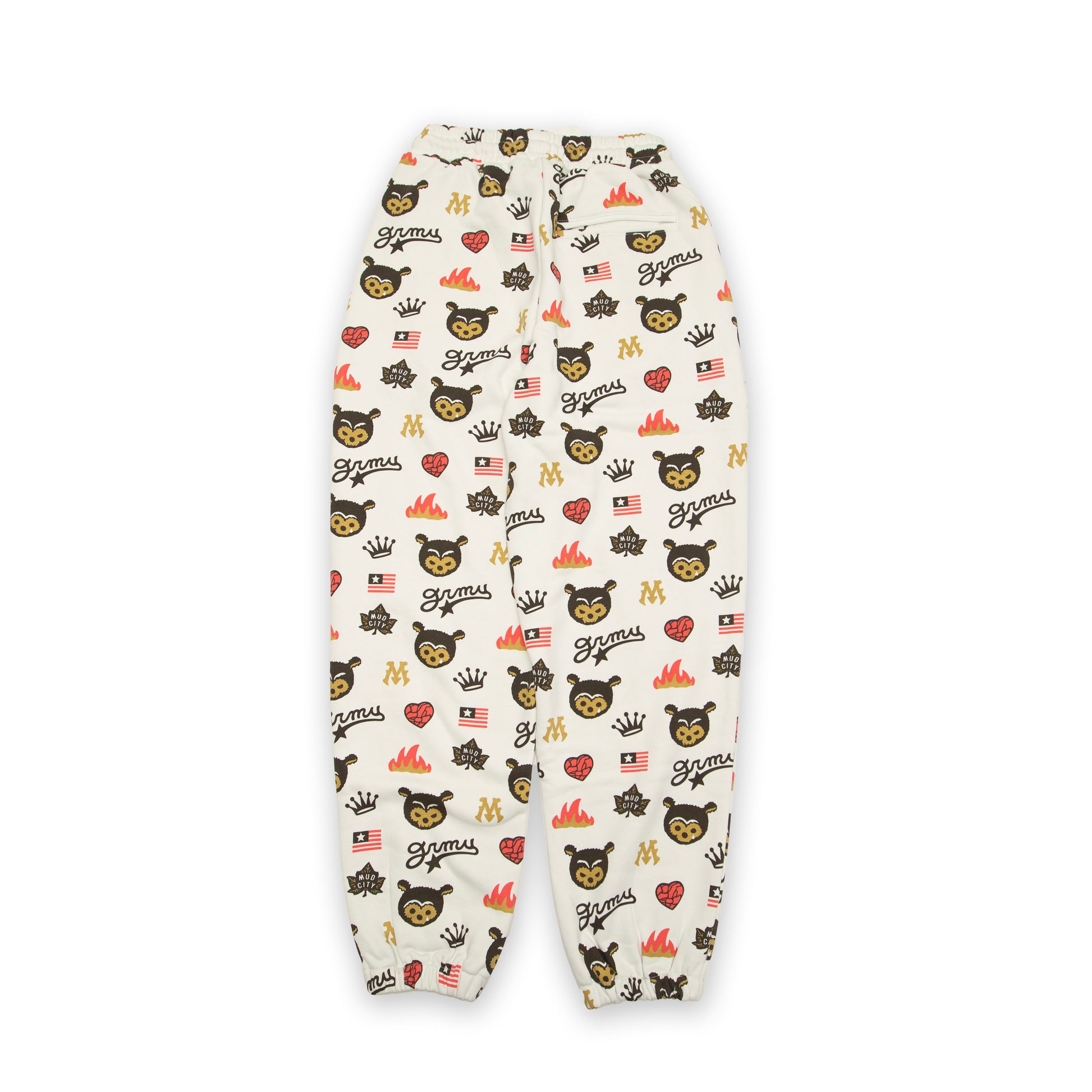 GRIMEY Mud'S The Residence Bear Off White Pants