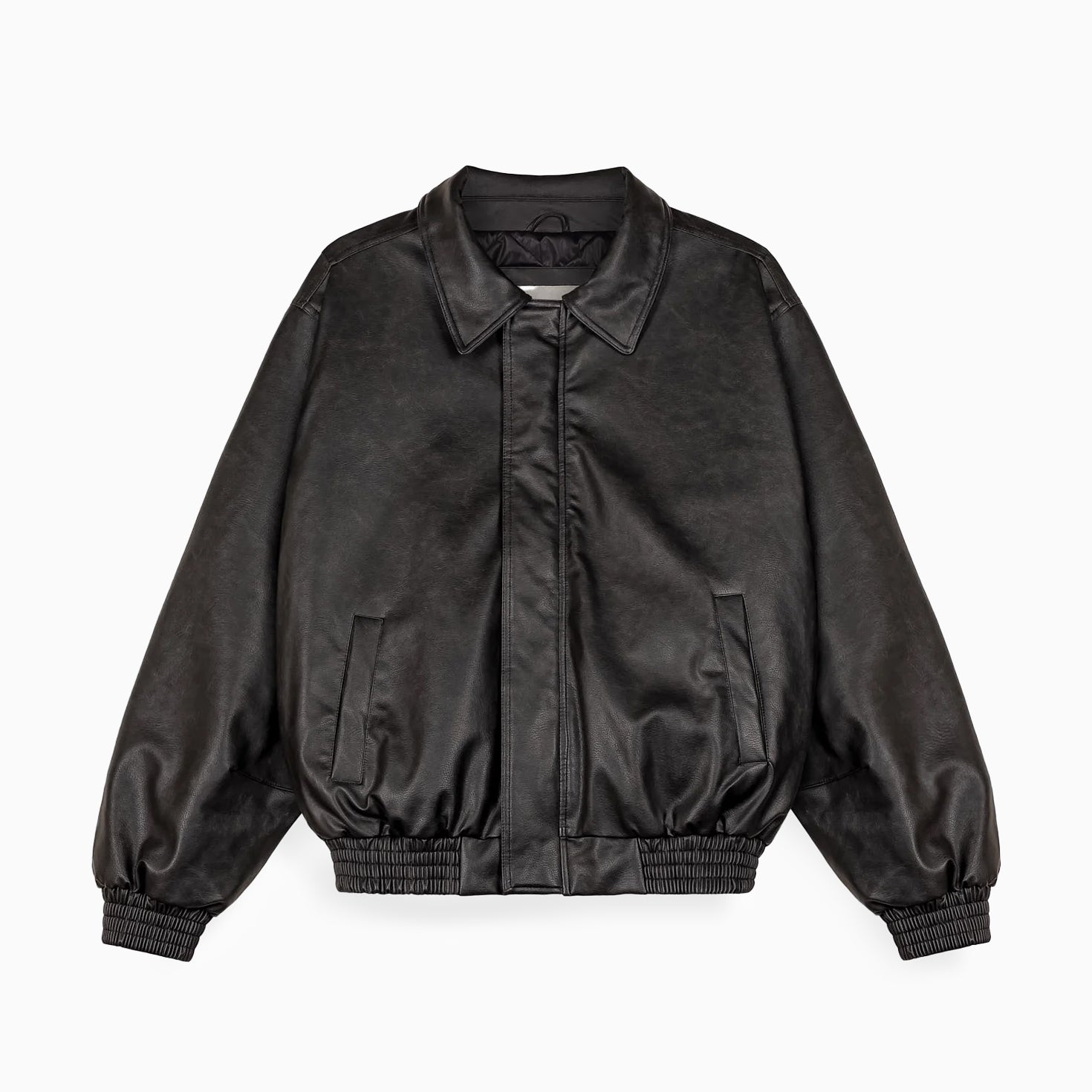 GRIMEY Chief Watcher Pu Leather Bomber Jacket