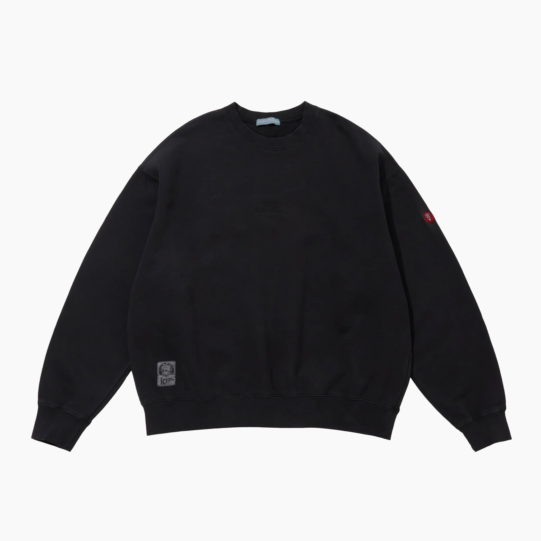 Icecream OVERDYED SWEATSHIRT RUNNING DOG