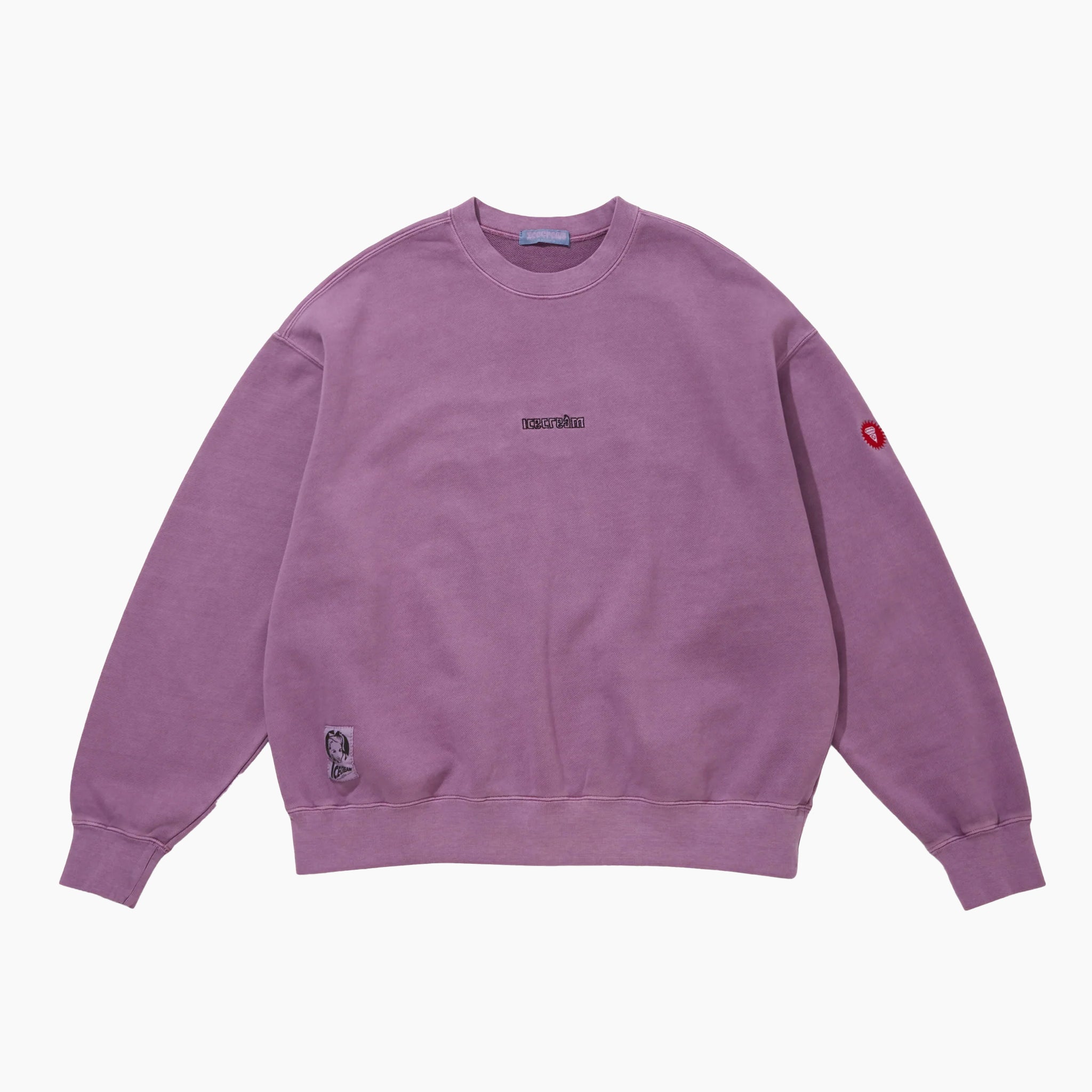 Icecream OVERDYED SWEATSHIRT RUNNING DOG