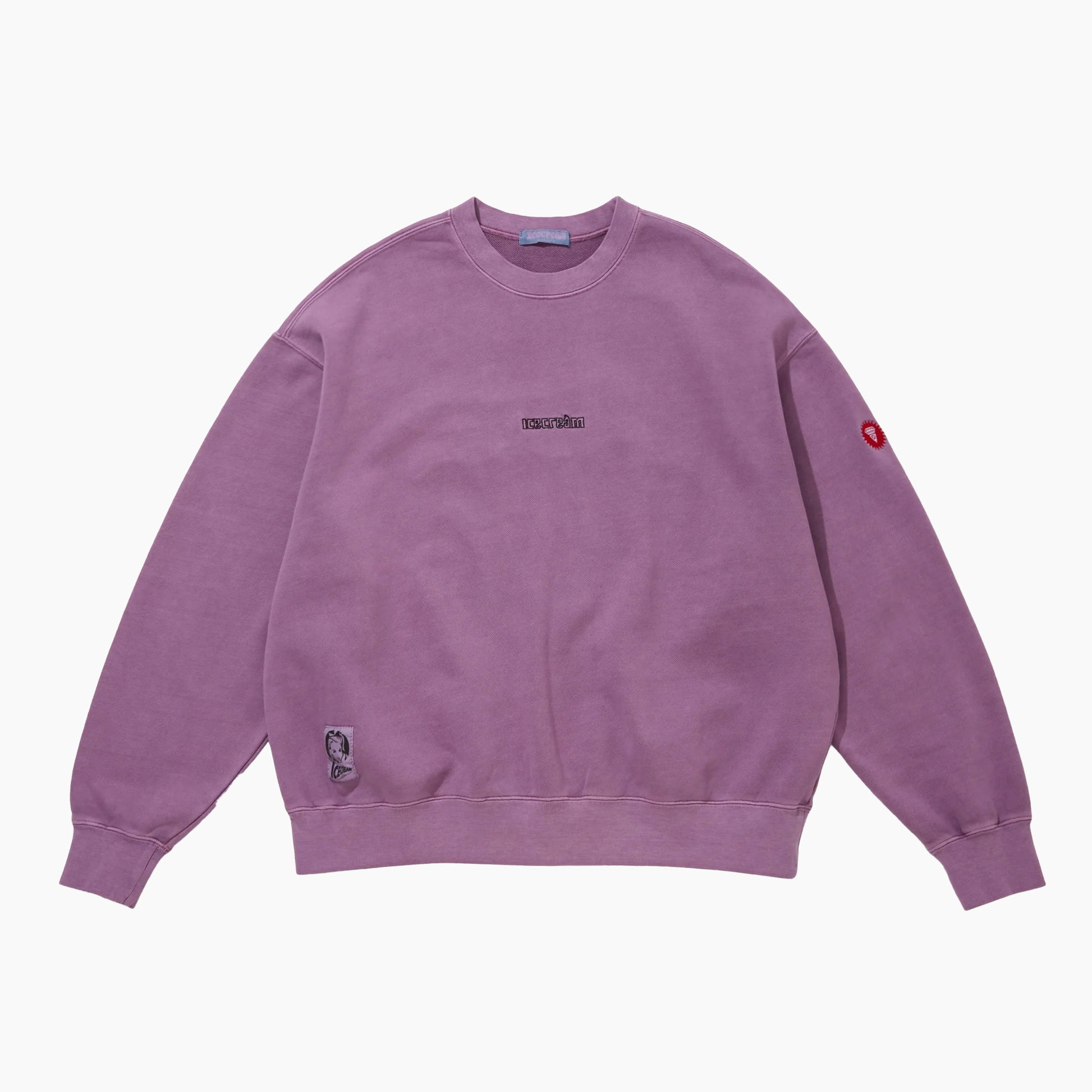 Icecream OVERDYED SWEATSHIRT RUNNING DOG