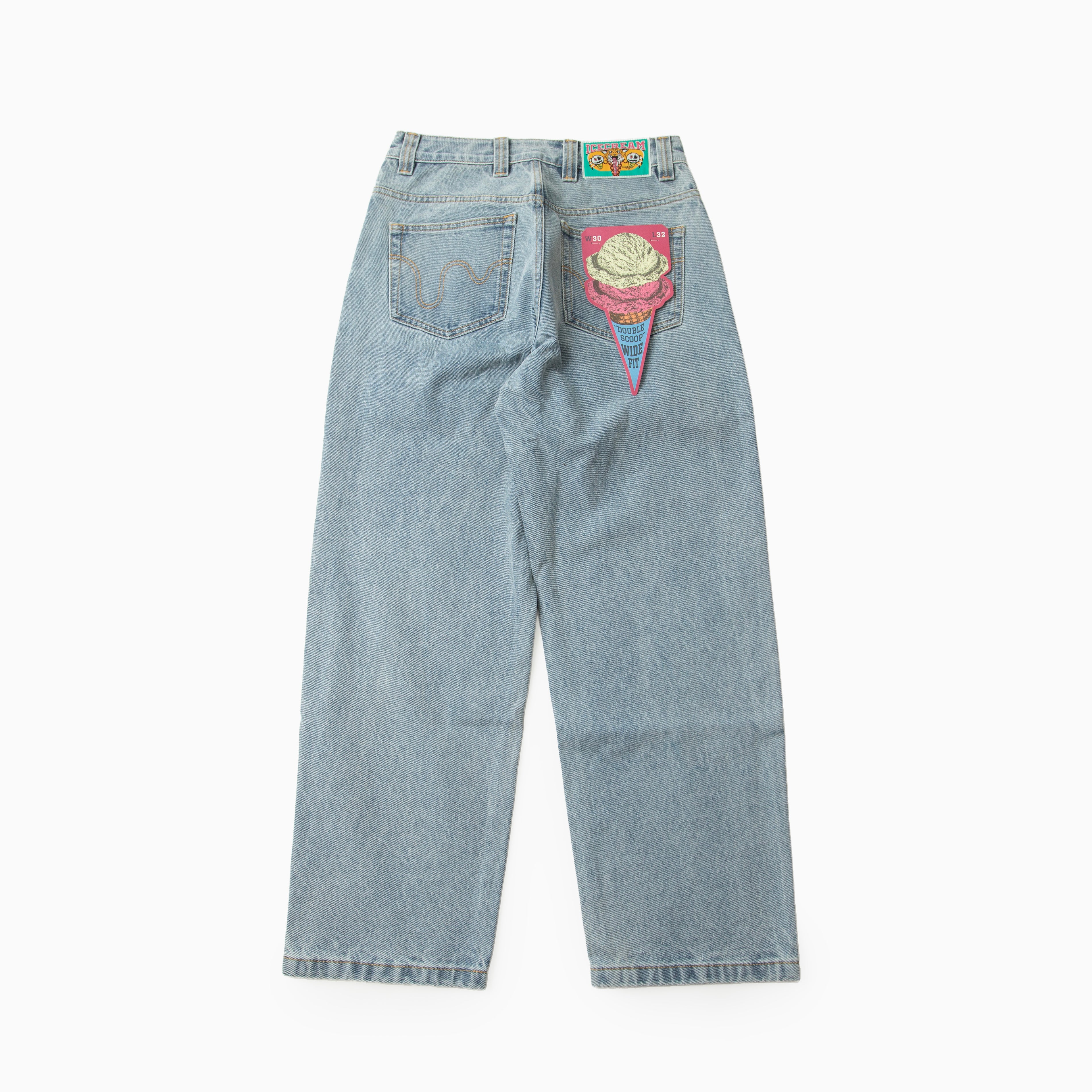 Icecream EU RUNNING DOG DOUBLE SCOOP DENIM PANT