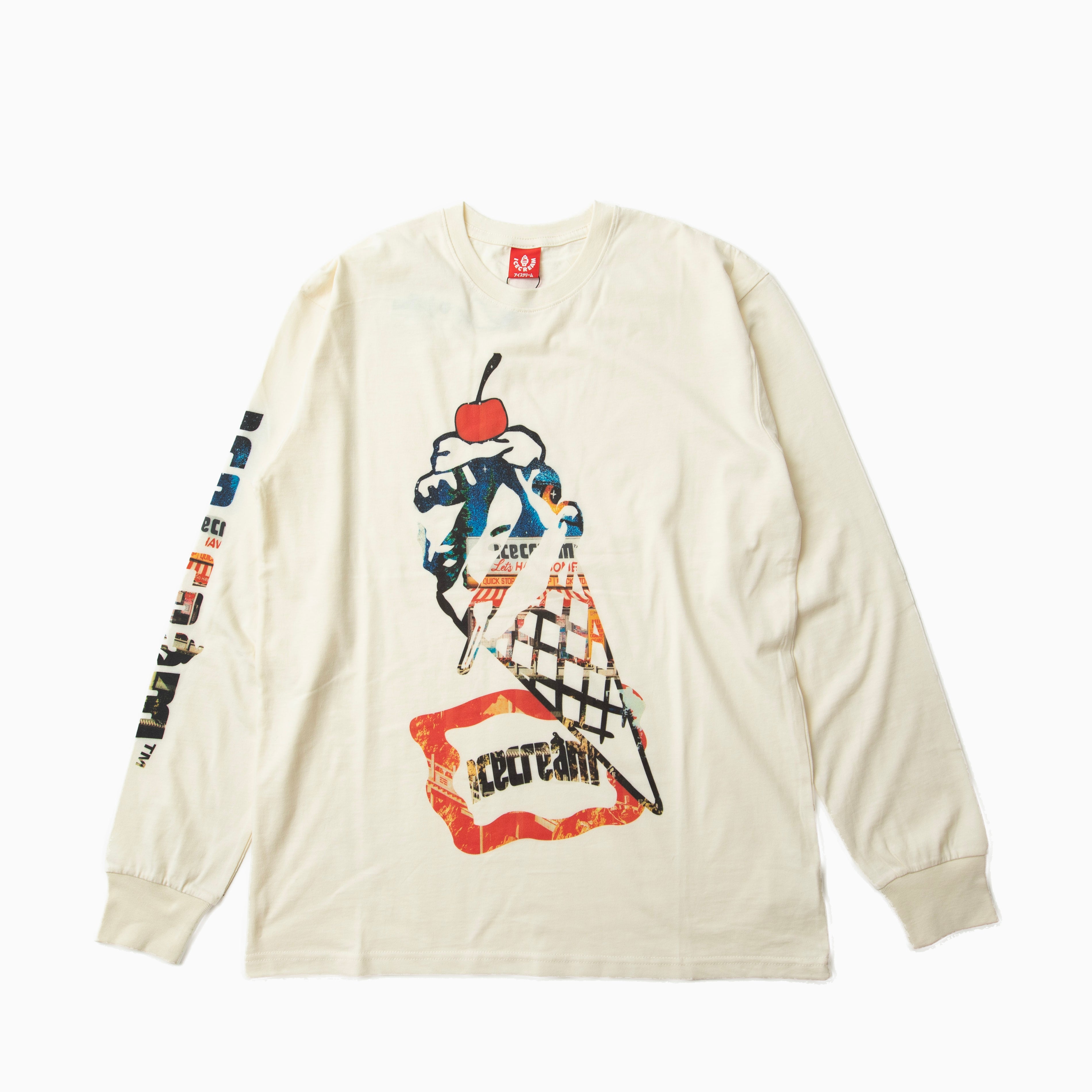 Icecream CONE MAN LS T-SHIRT