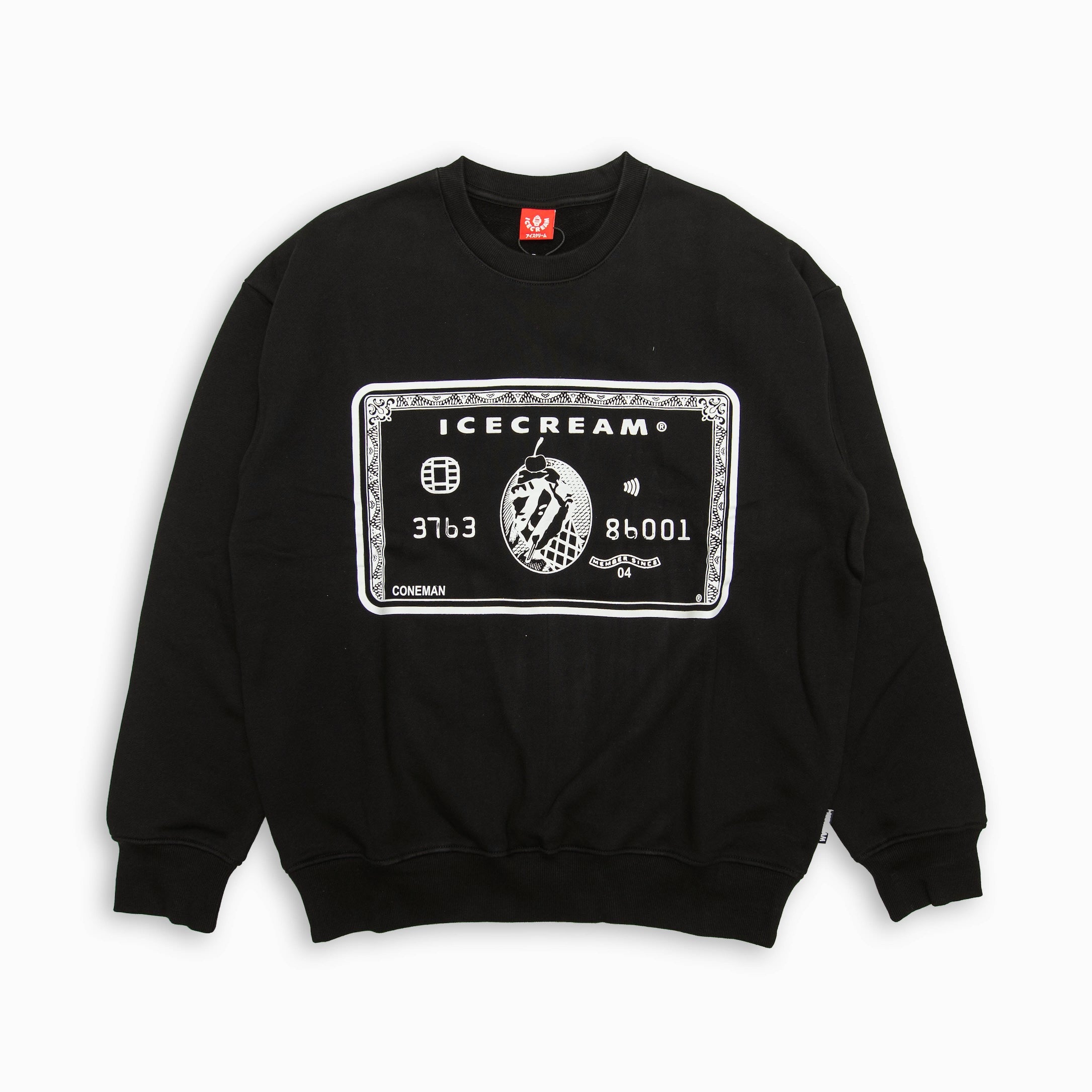 ICECREAM CARD CREWNECK SWEATSHIRT