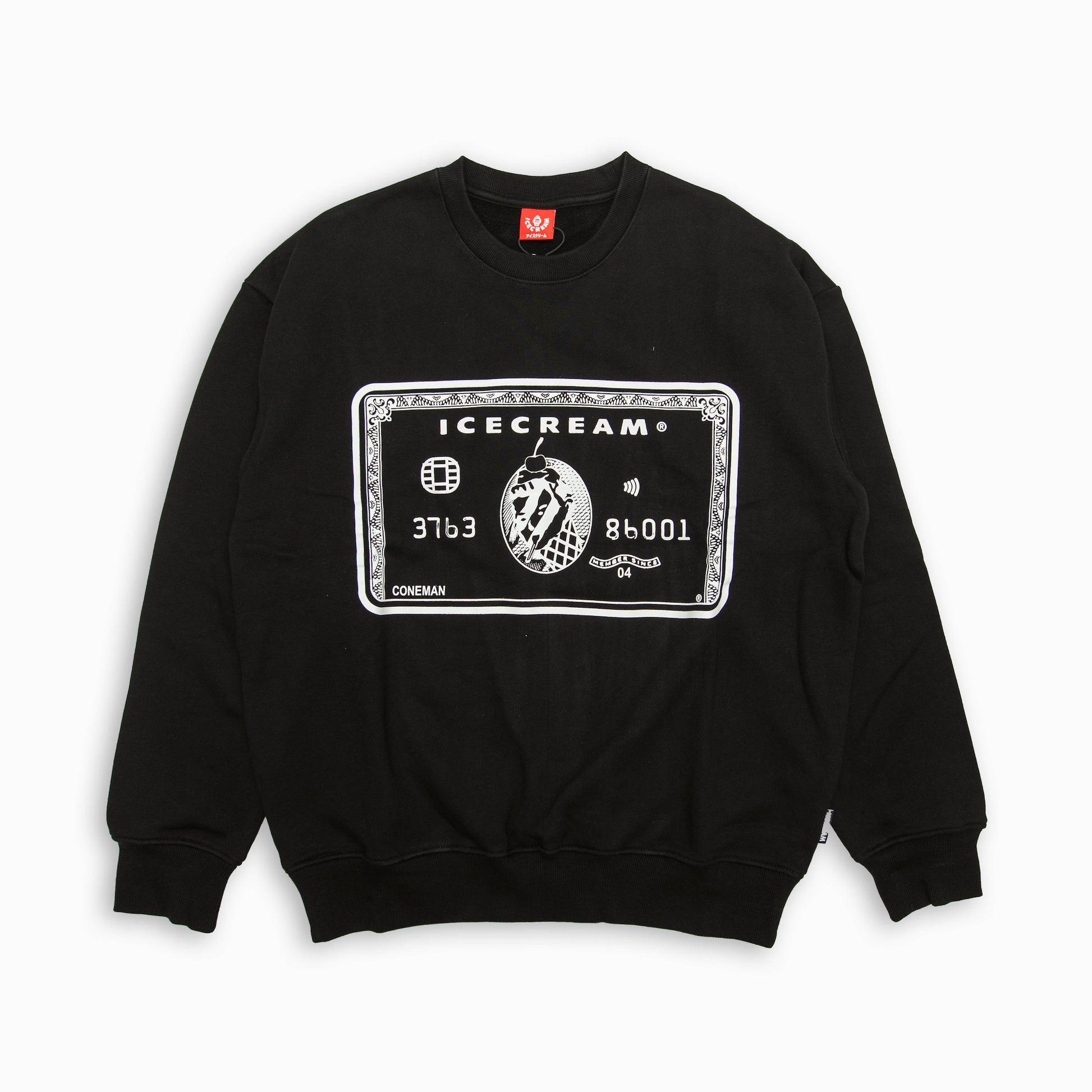 ICECREAM CARD CREWNECK SWEATSHIRT