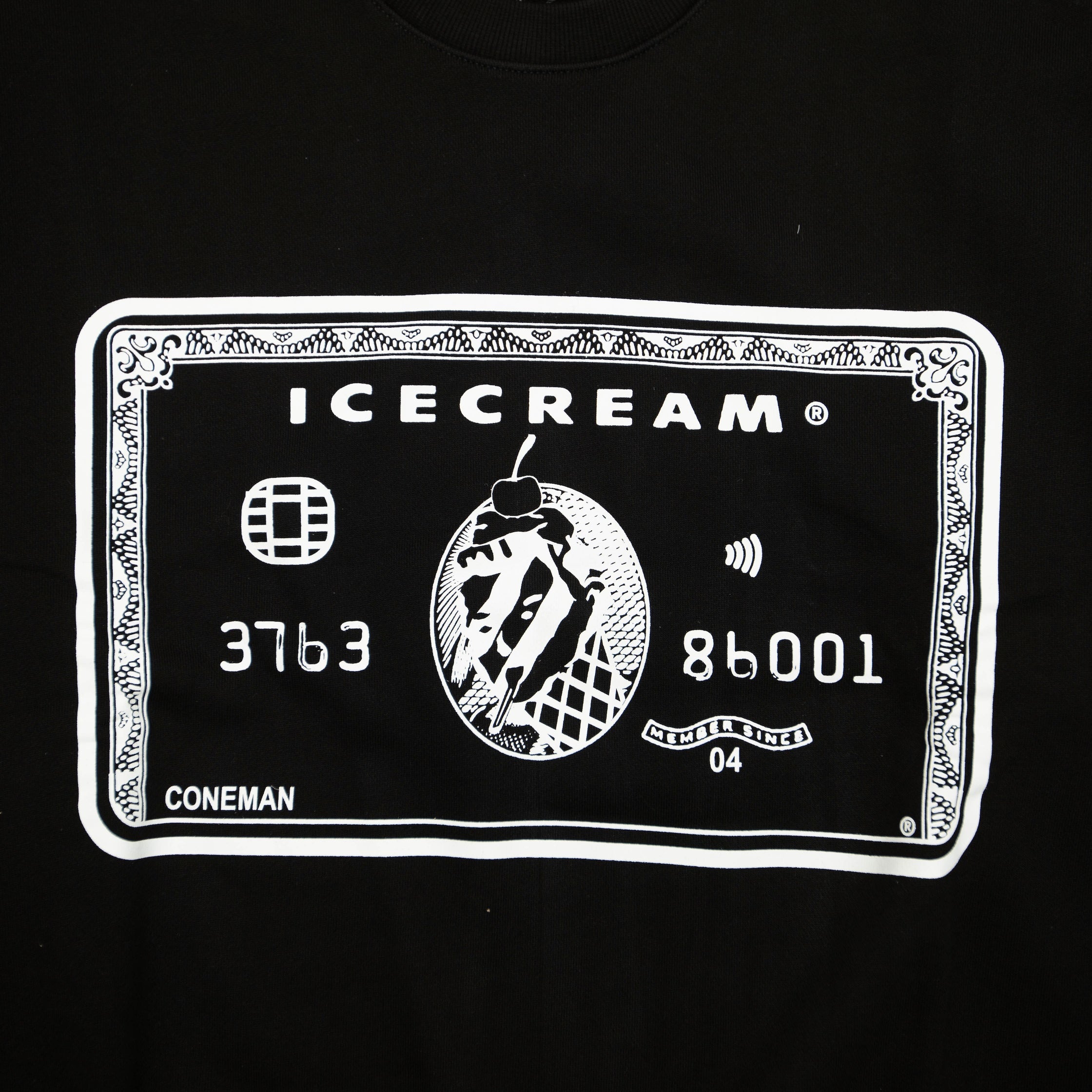 ICECREAM CARD CREWNECK SWEATSHIRT
