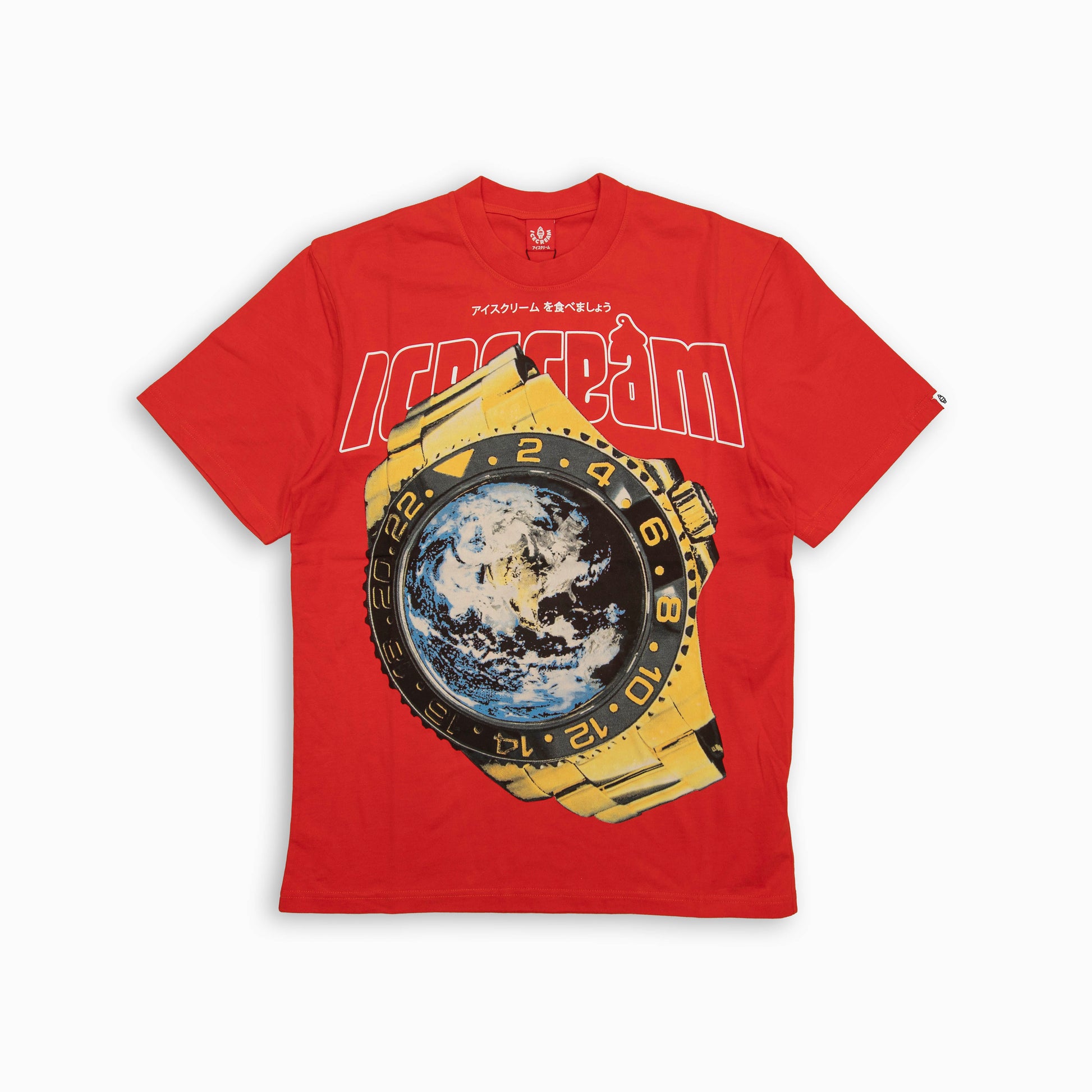 ICECREAM WORLDWIDE STONE WASHED OVERSIZED T-SHIRT