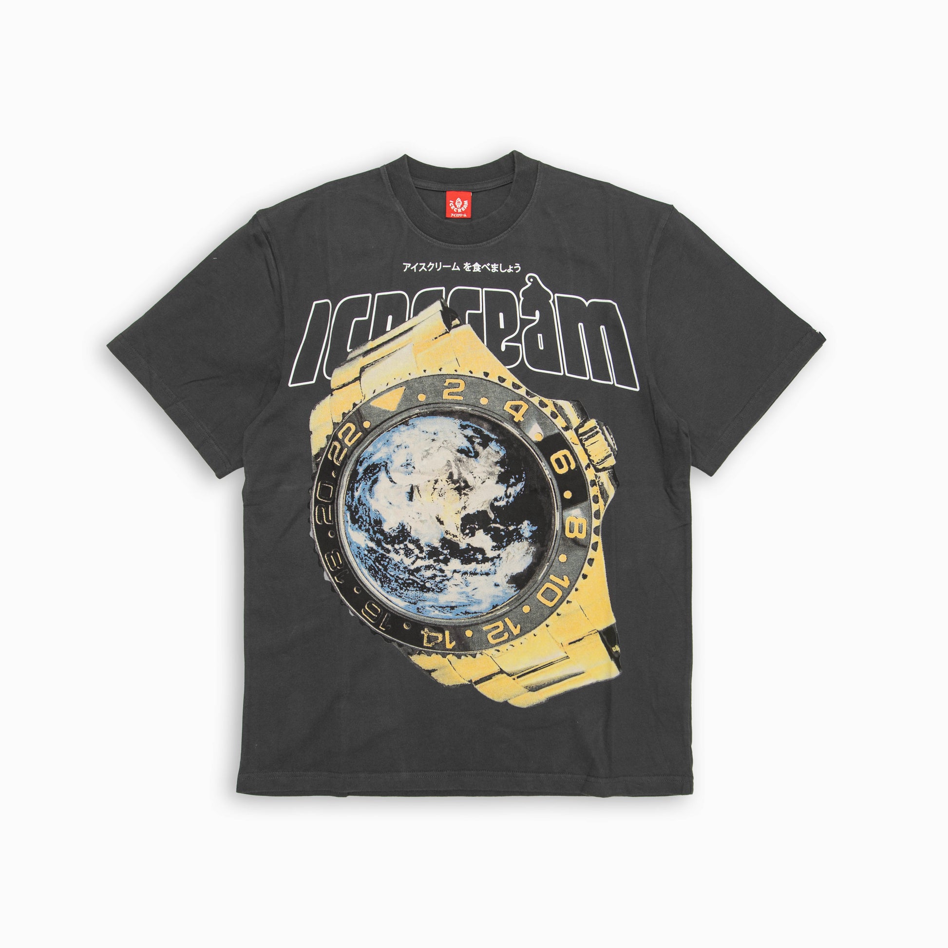 ICECREAM WORLDWIDE STONE WASHED OVERSIZED T-SHIRT