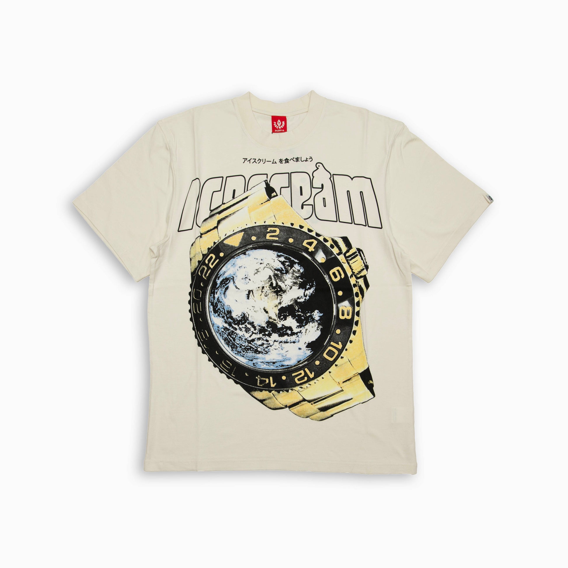 ICECREAM WORLDWIDE STONE WASHED OVERSIZED T-SHIRT