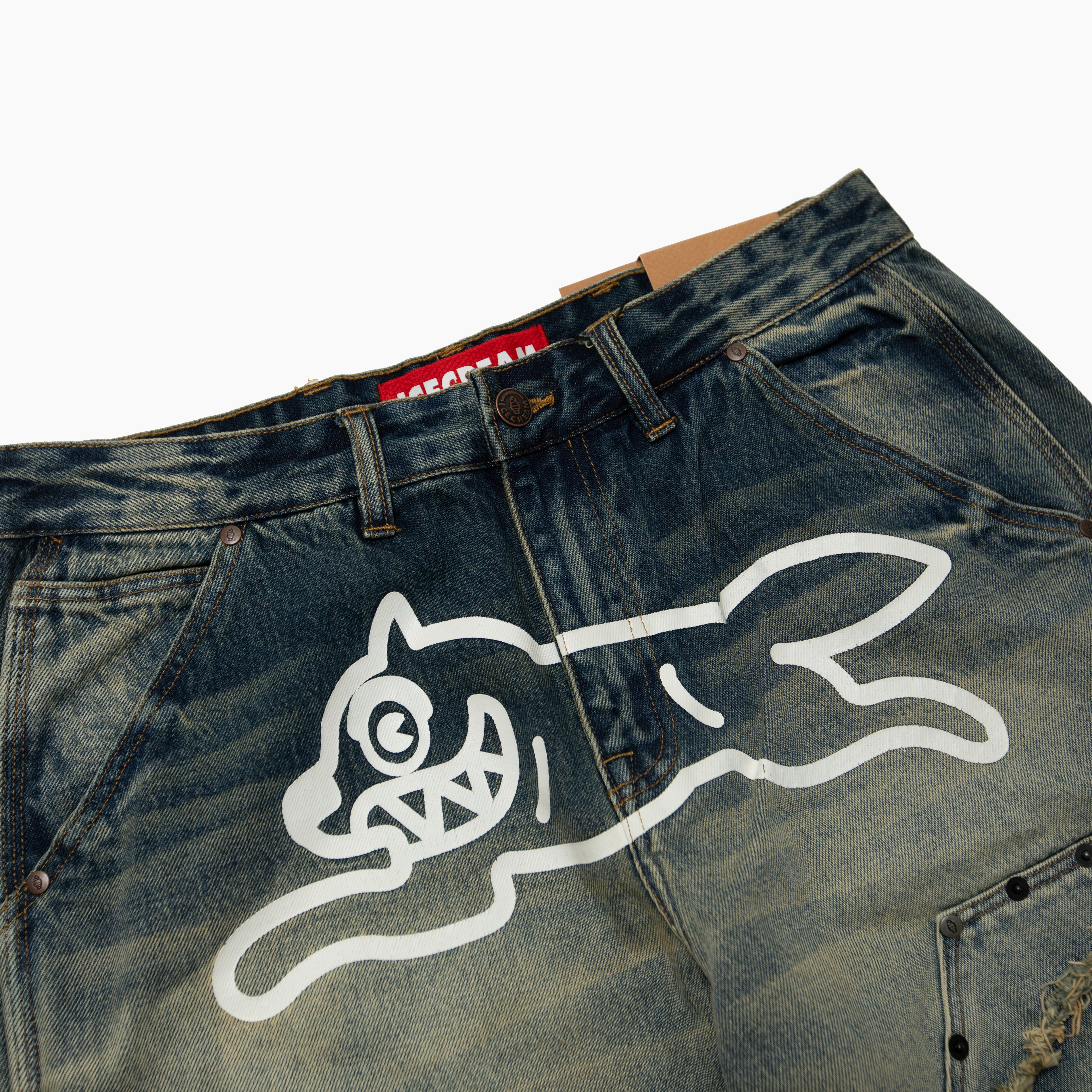 ICECREAM COLA DOUBLE KNEE DENIM 461-6102