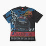 ICECREAM POMEGRANATE OVERSIZED WASHED T-SHIRT 461-6310 ヴィンテージウォッシュ オーバーサイズTシャツ フロントデザイン