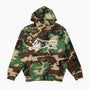 ICECREAM CARAMEL HOODIE 461-6300 カモフラージュ柄 プルオーバーパーカー フロントデザイン