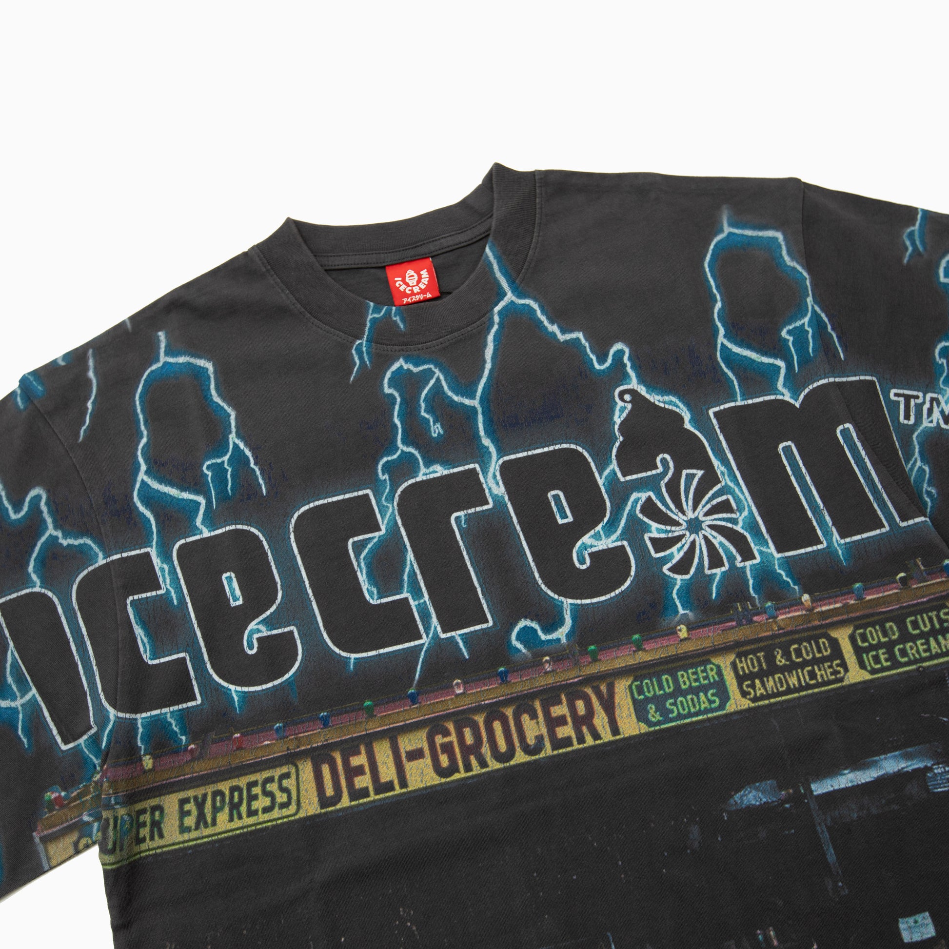 Icecream STATIC WASHED OVERSIZED T-SHIRT