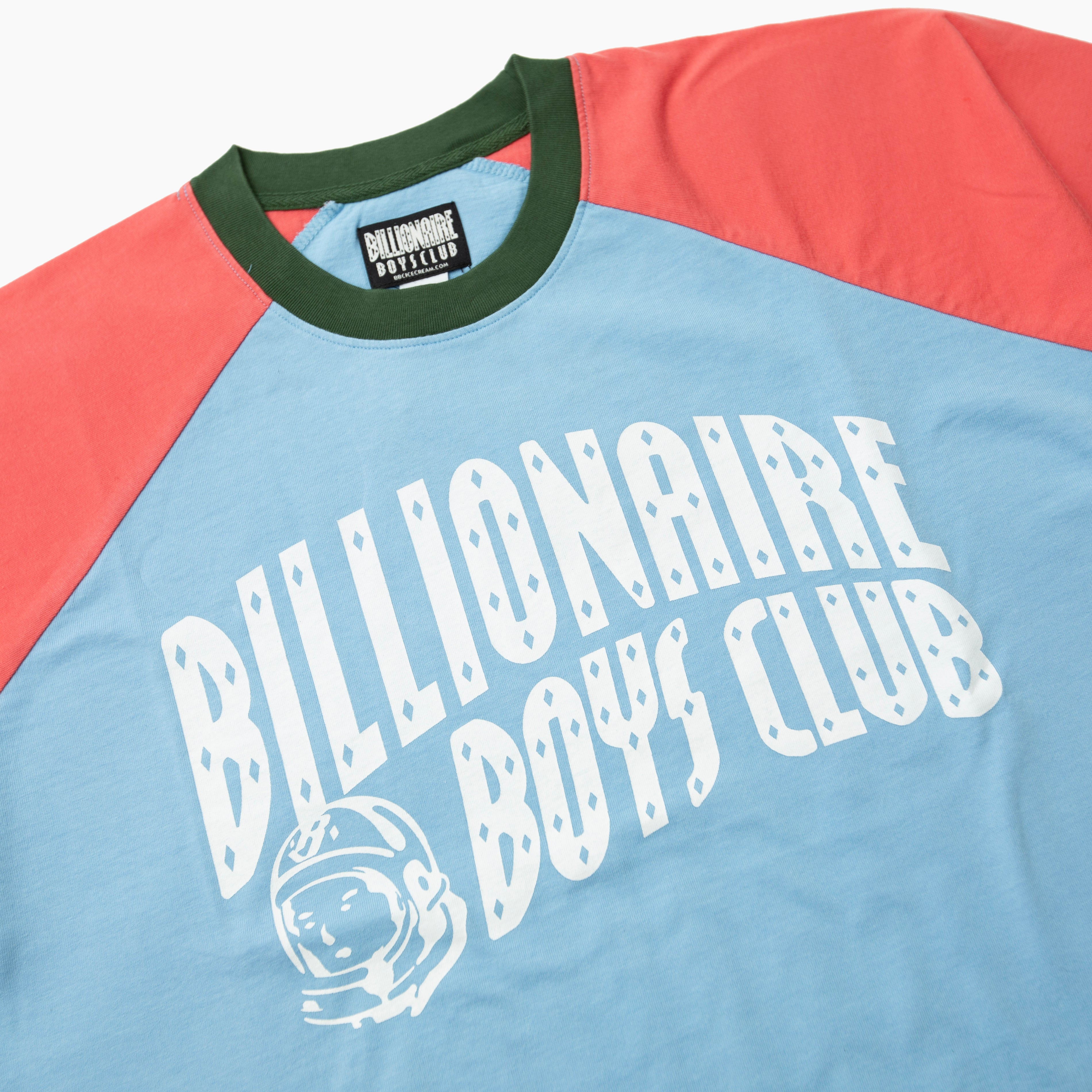 Billionaire boys club BB SPACE CAMP OVERSIZED ENZYME WASHED RAGLAN COLORBLOCKED T-SHIRT