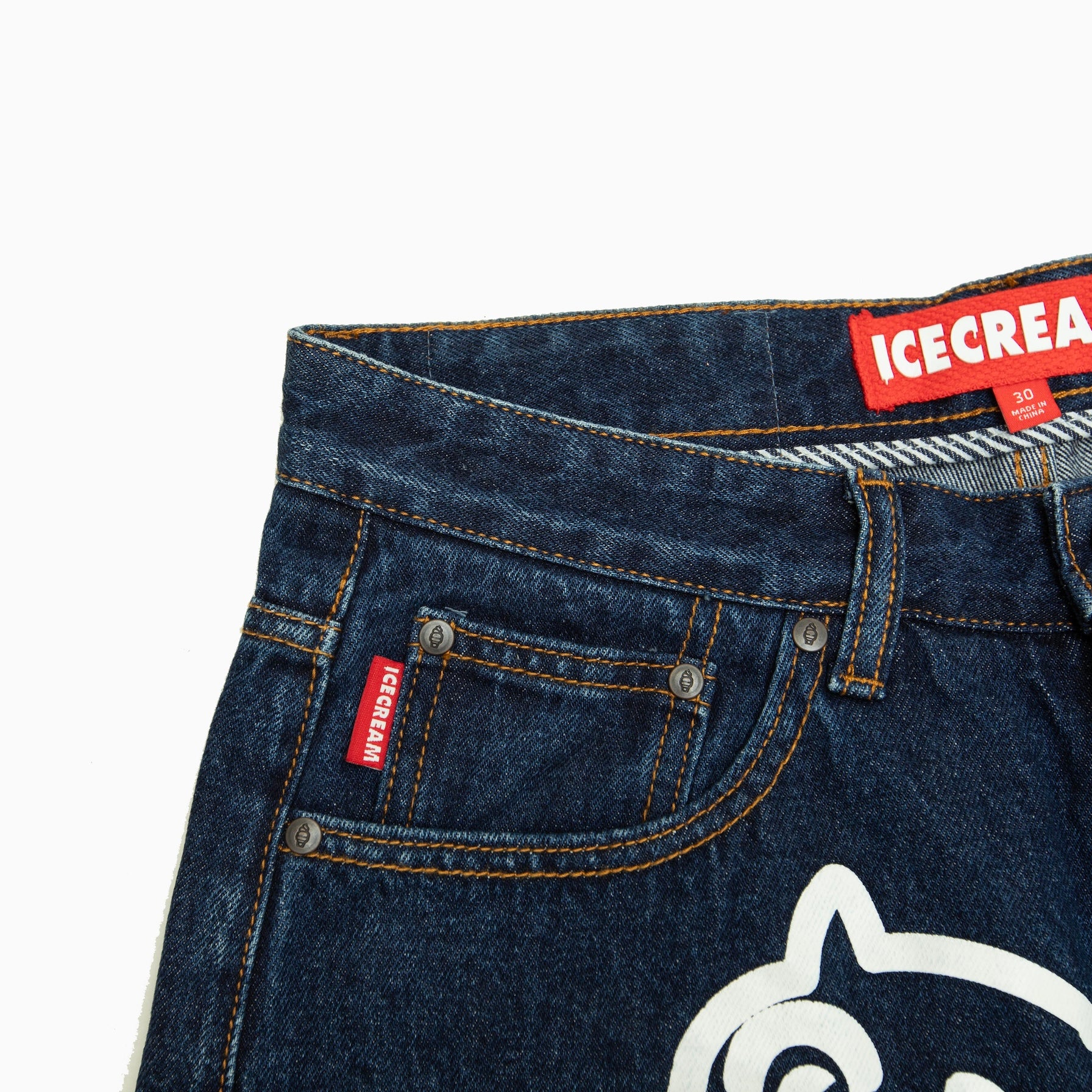 ICECREAM RODNEY DENIM SHORTS