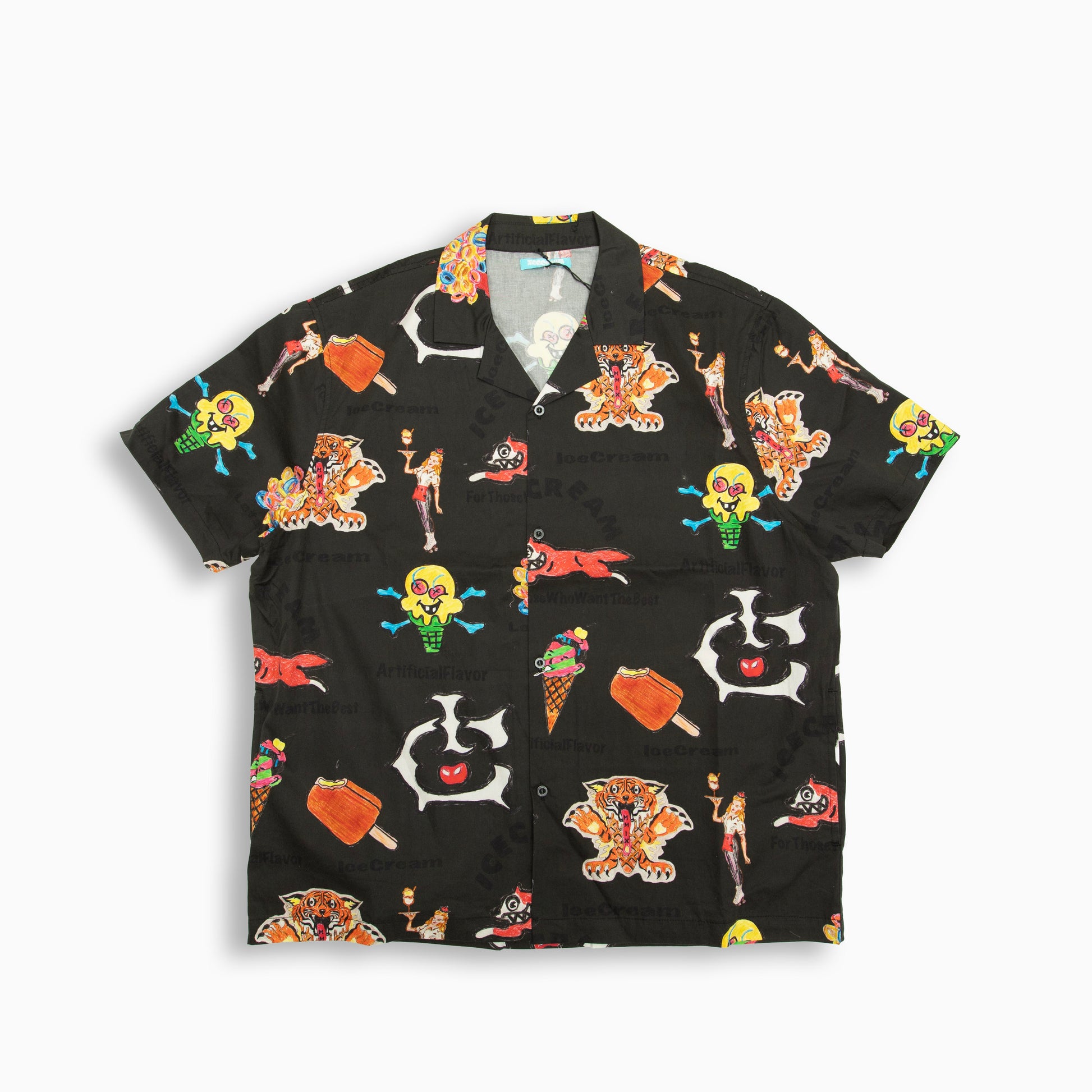 ICECREAM OPEN COLLAR SS SHIRT