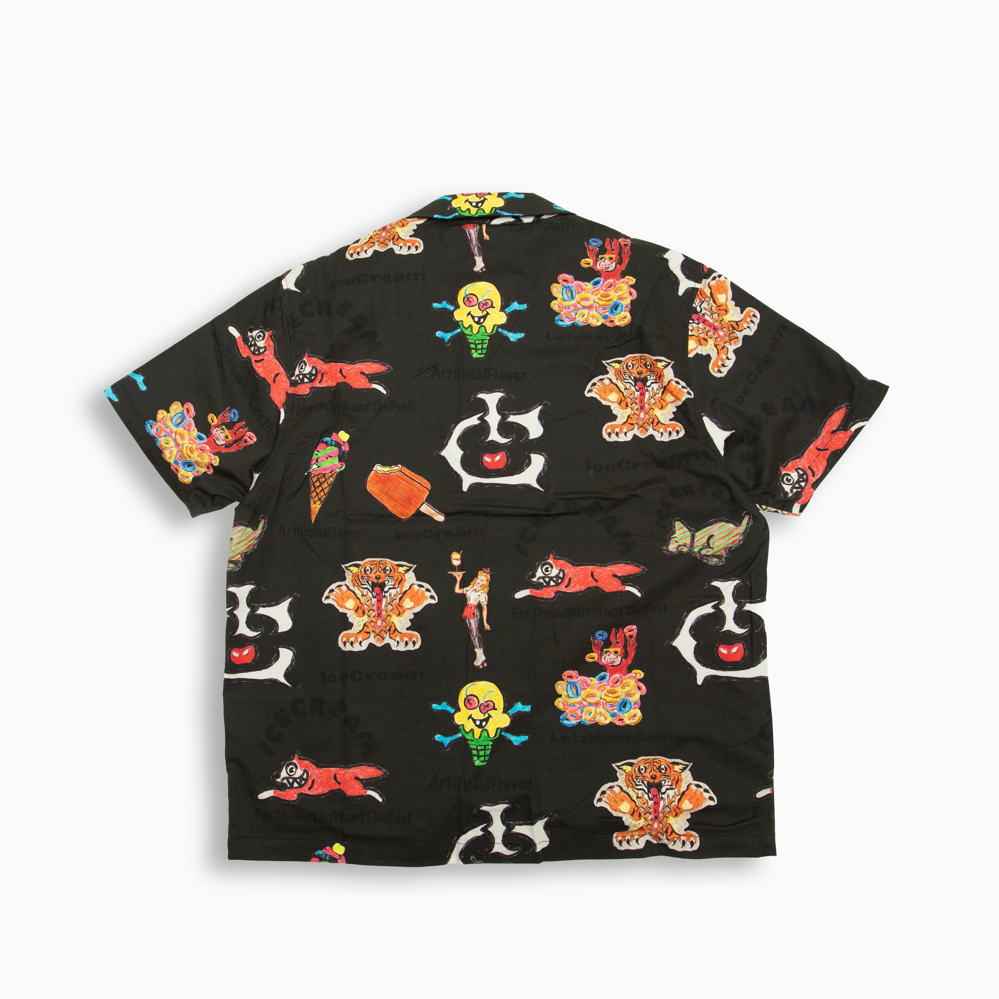 ICECREAM OPEN COLLAR SS SHIRT