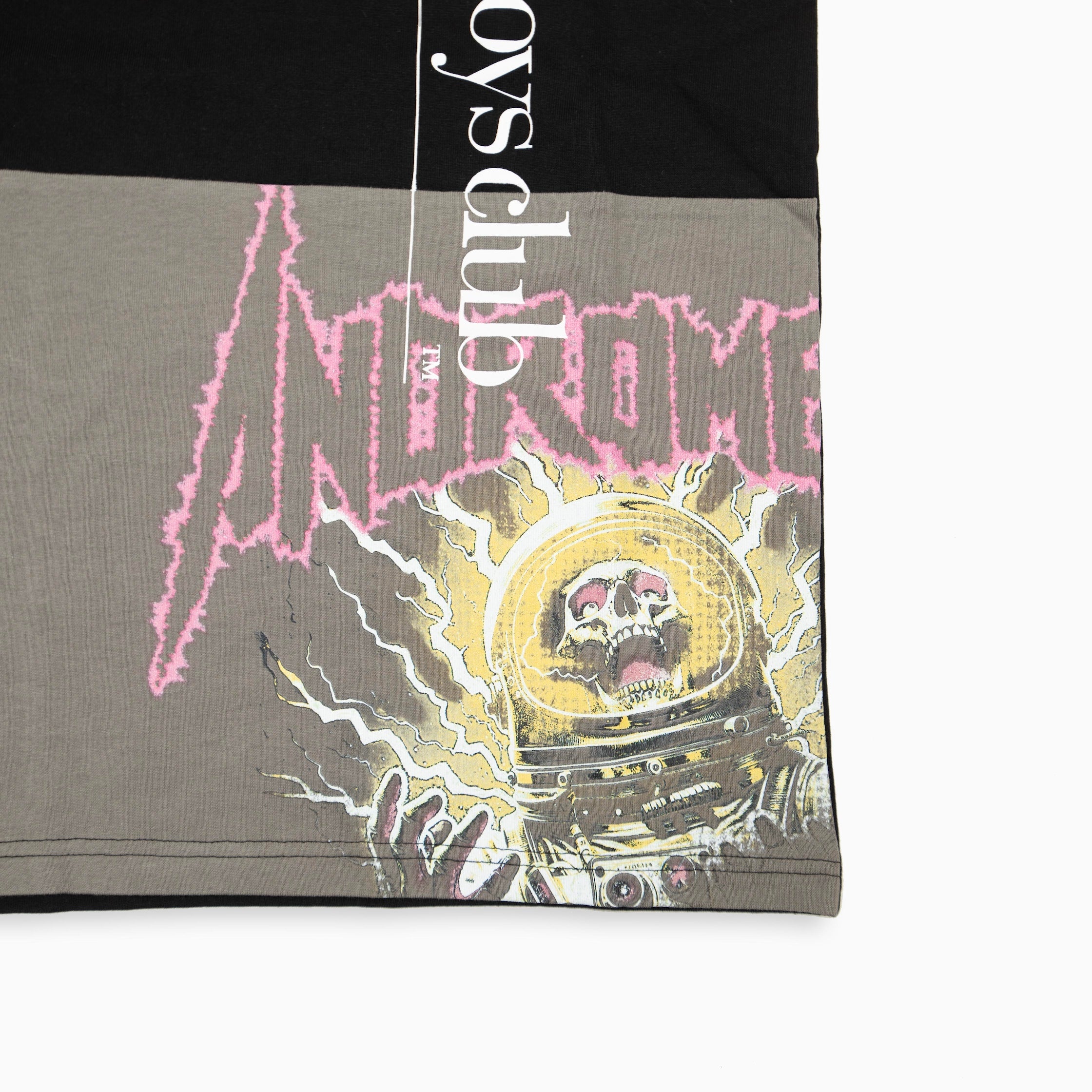 BILLIONAIRE BOYS CLUB BB PARALLEL PANELED OVERSIZED ALL OVER PRINT T-SHIRT