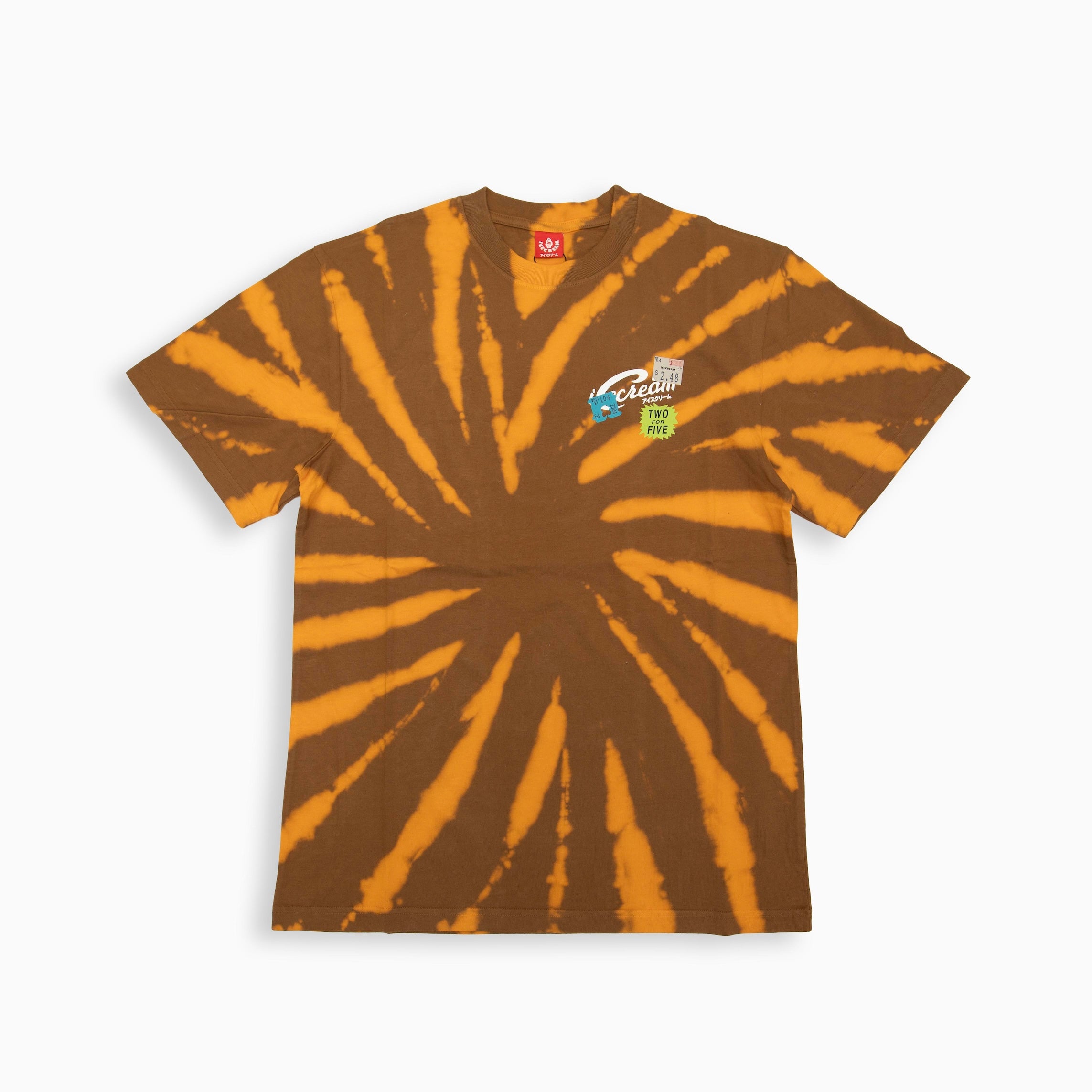 ICECREAM PRICE CHECK TIE DYE T-SHIRT