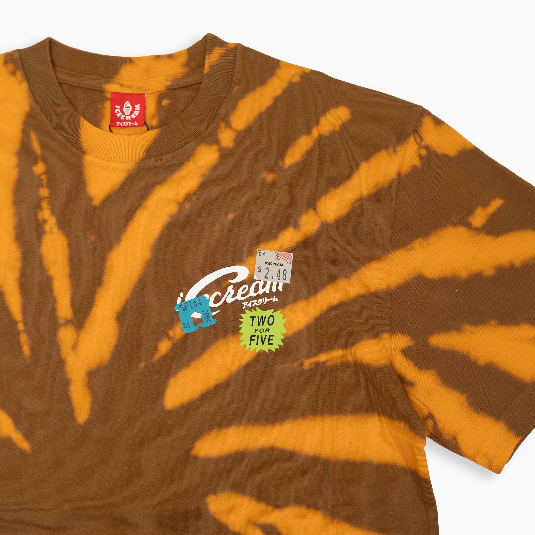 ICECREAM PRICE CHECK TIE DYE T-SHIRT