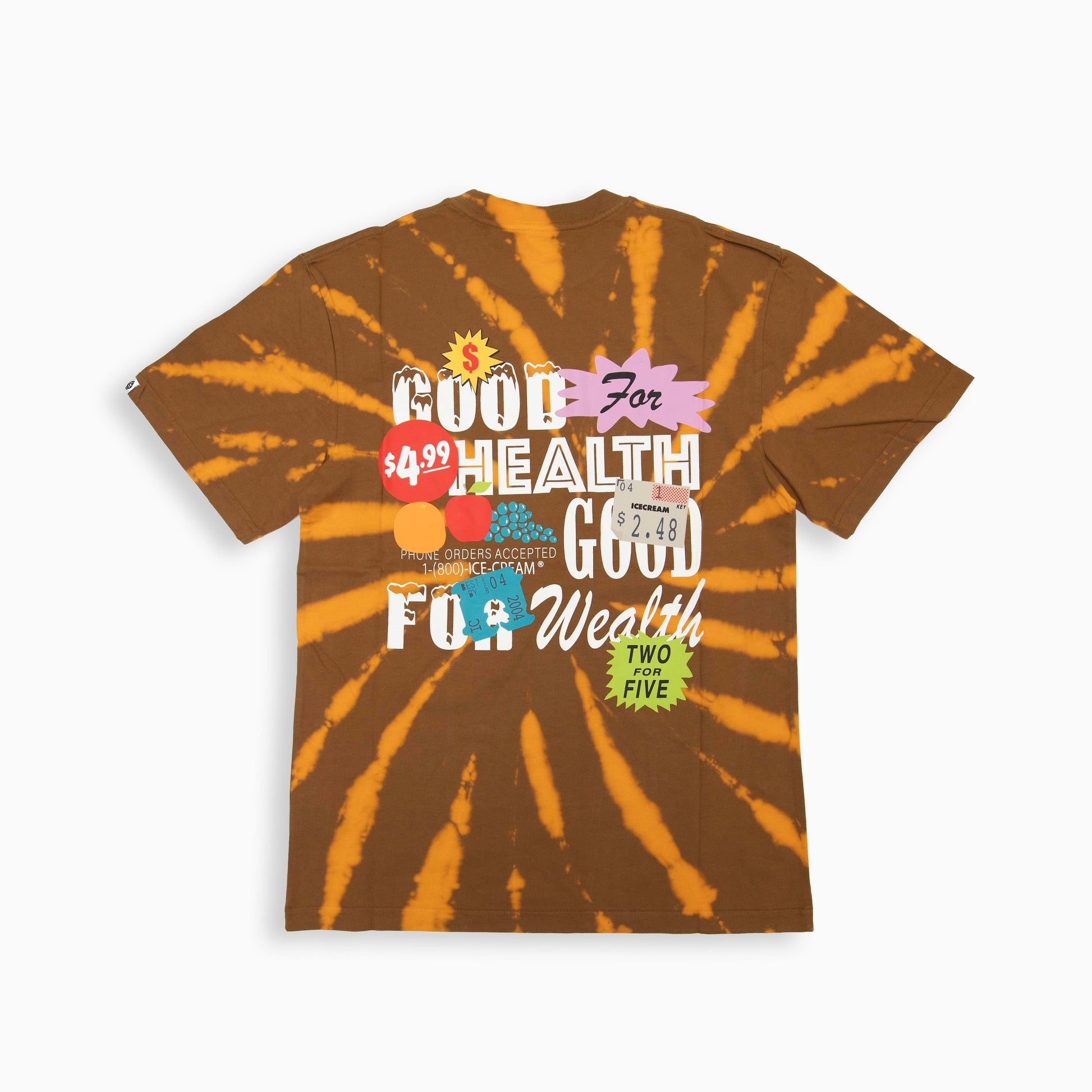 ICECREAM PRICE CHECK TIE DYE T-SHIRT