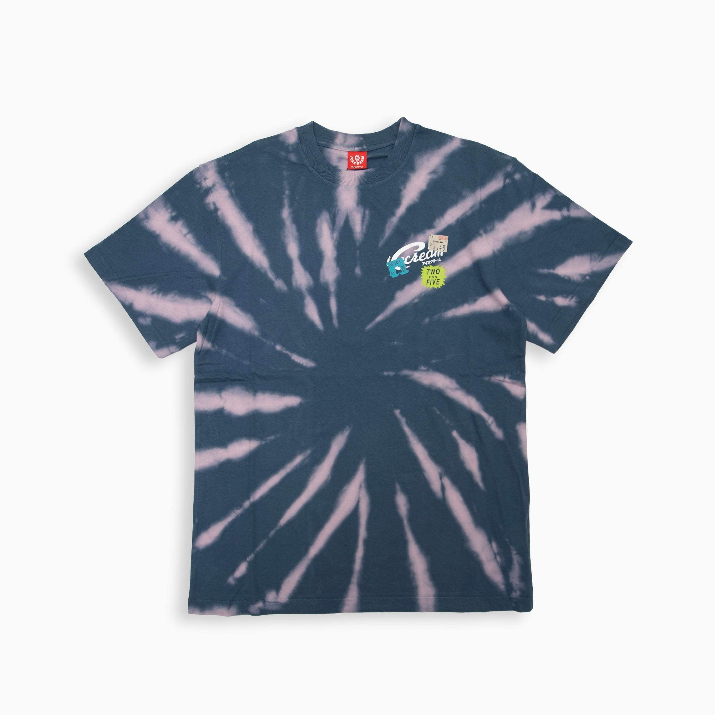 ICECREAM PRICE CHECK TIE DYE T-SHIRT