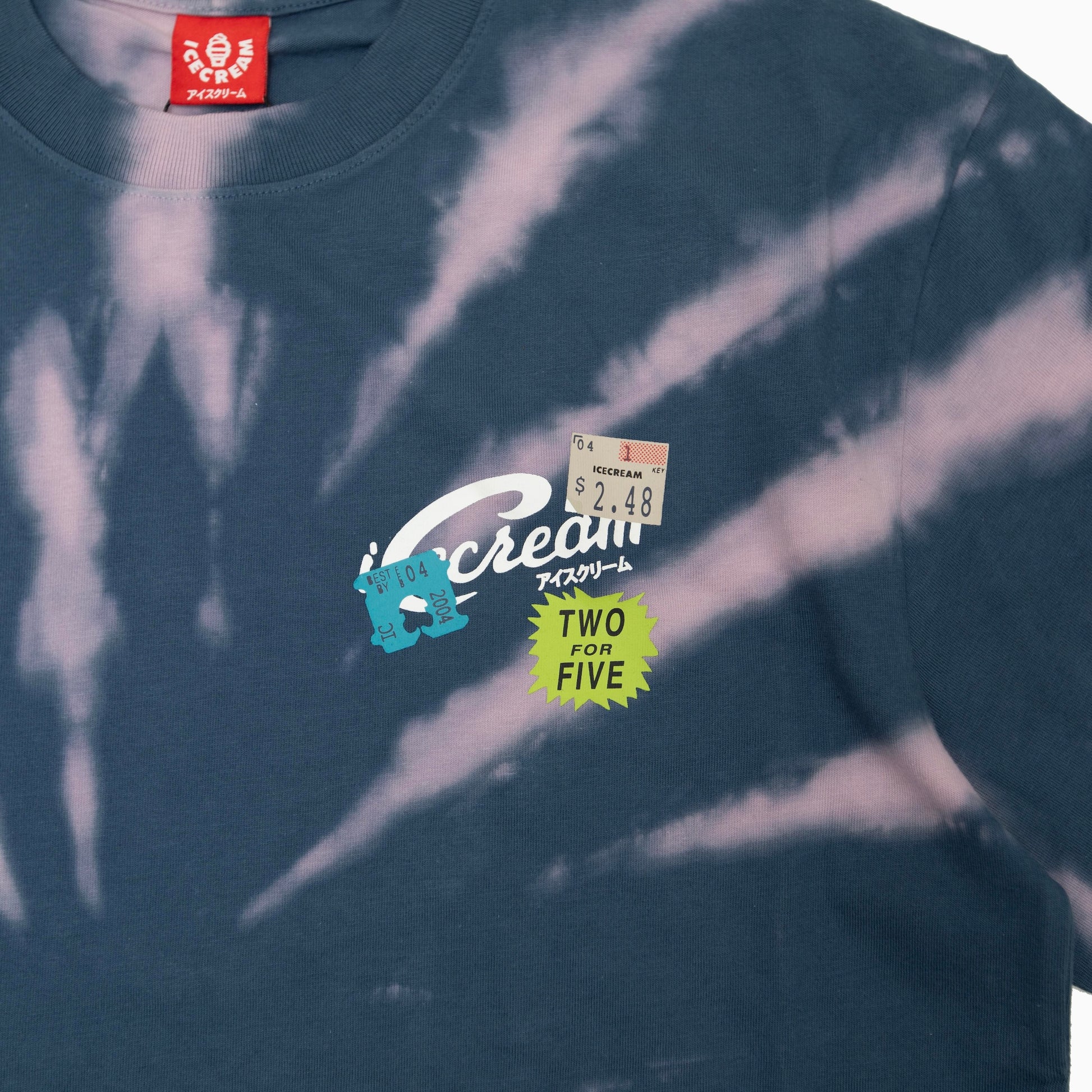 ICECREAM PRICE CHECK TIE DYE T-SHIRT