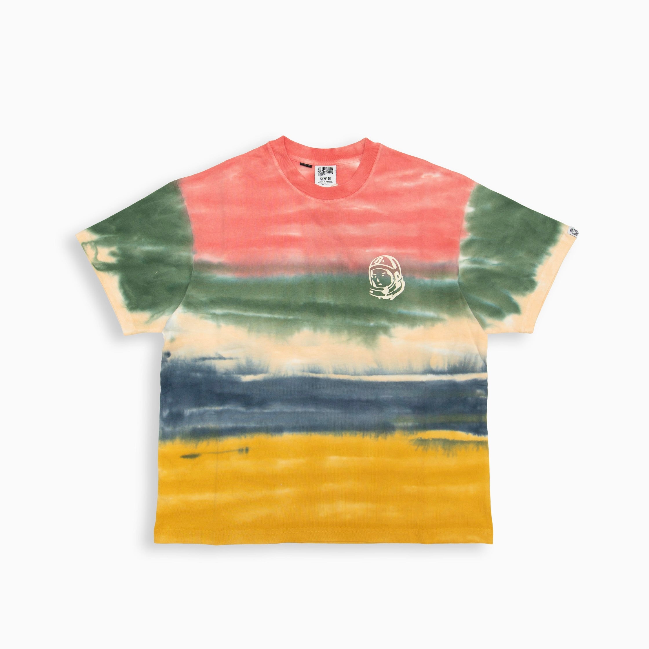 BILLIONAIRE BOYS CLUB BB ISLAND TIE DYE CROPPED FIT T-SHIRT