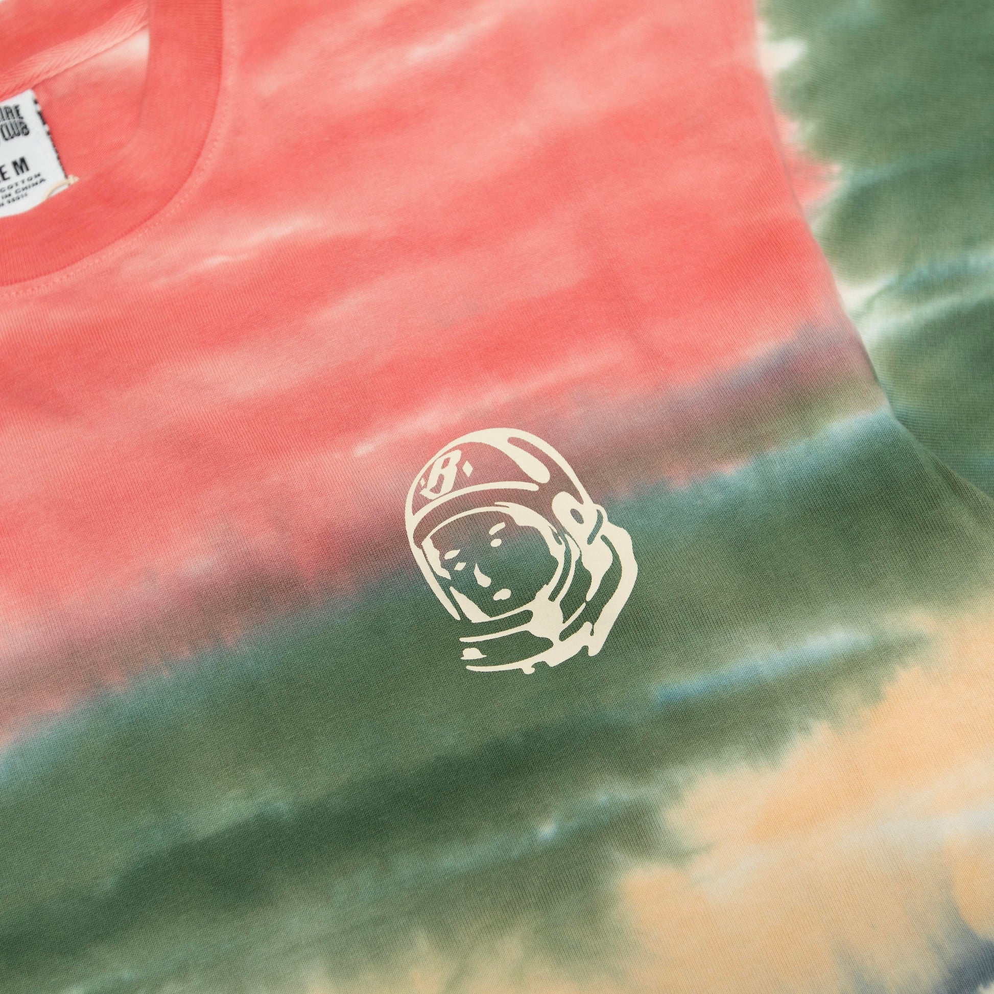 BILLIONAIRE BOYS CLUB BB ISLAND TIE DYE CROPPED FIT T-SHIRT