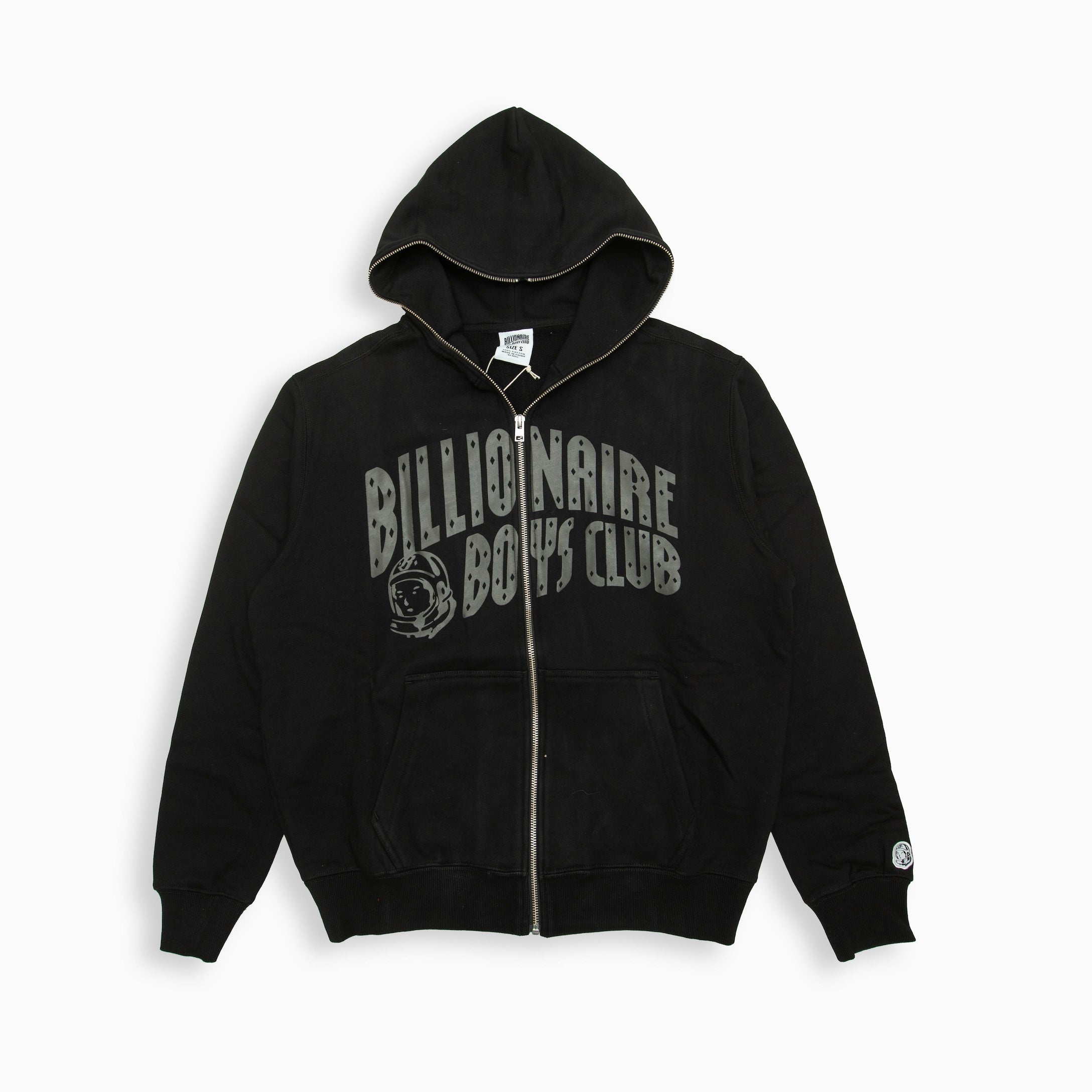 BILLIONAIRE BOYS CLUB BB CURVE ZIP THROUGH HOODIE
