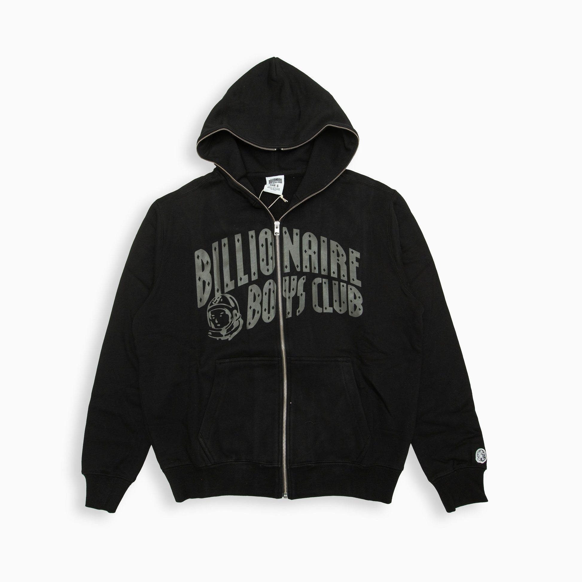 BILLIONAIRE BOYS CLUB BB CURVE ZIP THROUGH HOODIE