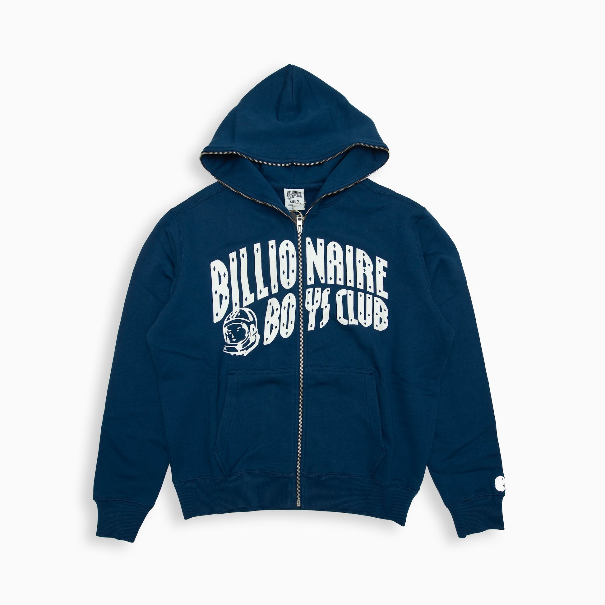 BILLIONAIRE BOYS CLUB BB CURVE ZIP THROUGH HOODIE
