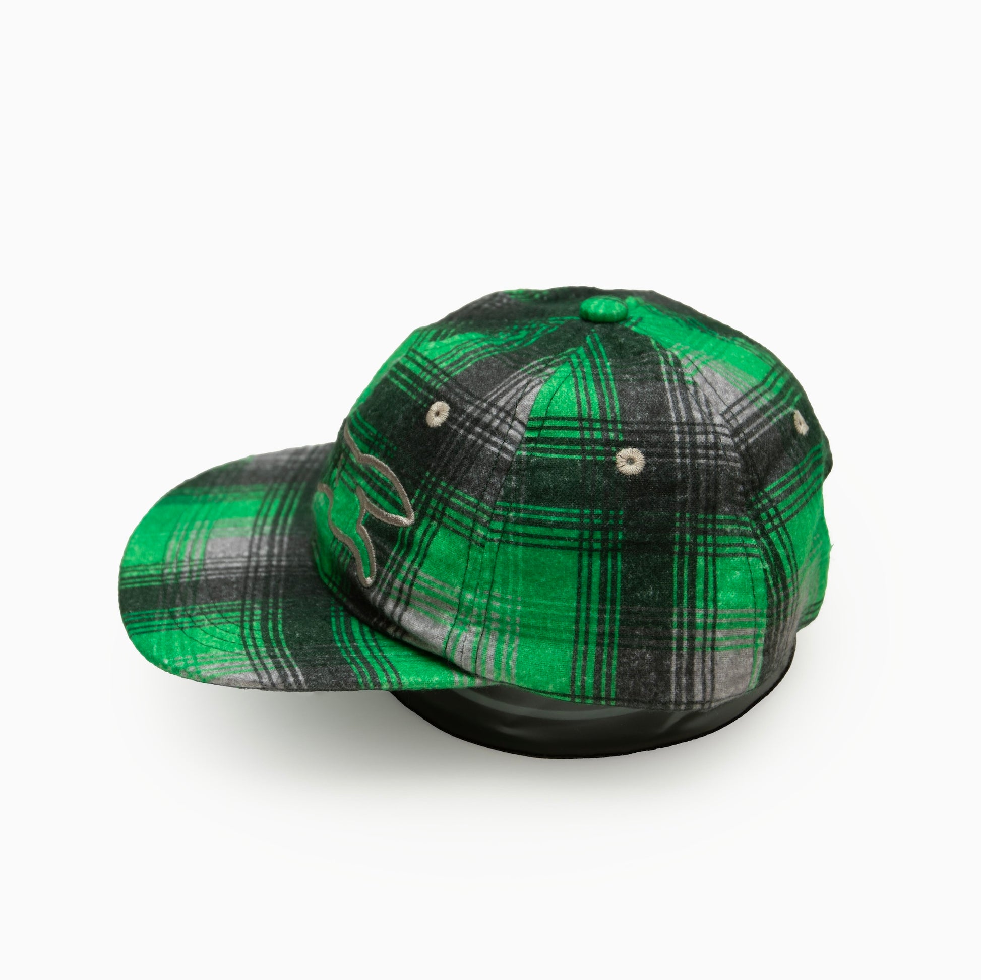 ICECREAM APPLIQUE LOGO FLANNEL CHECK CAP