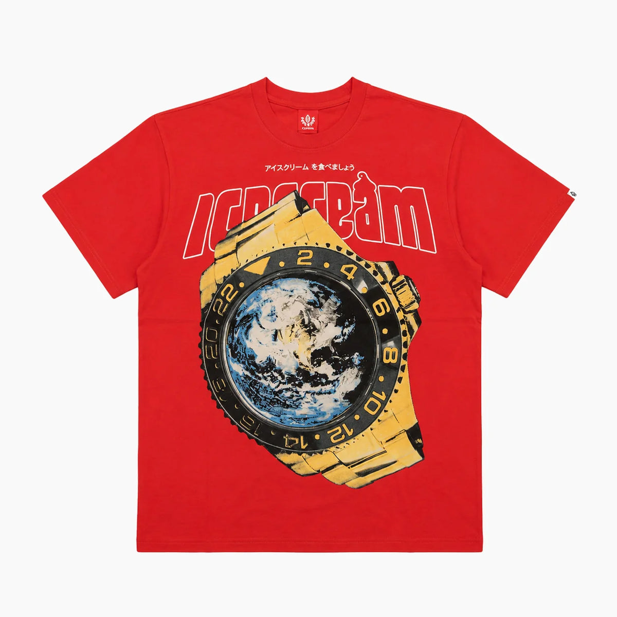 ICECREAM WORLDWIDE STONE WASHED OVERSIZED T-SHIRT