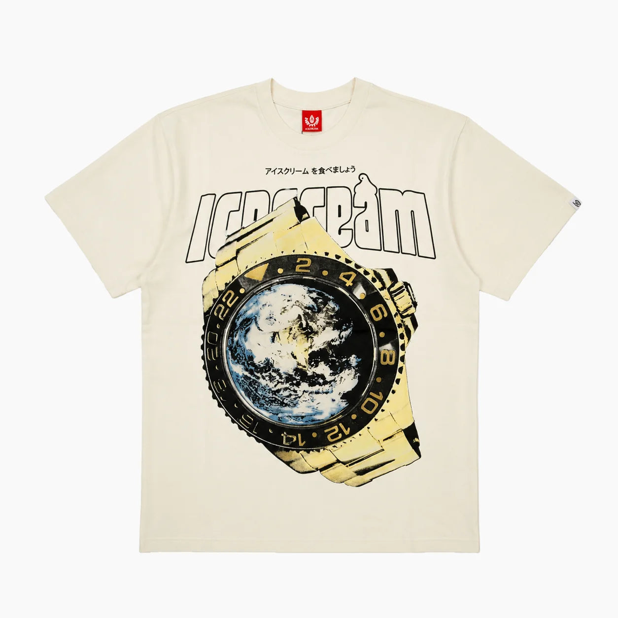 ICECREAM WORLDWIDE STONE WASHED OVERSIZED T-SHIRT