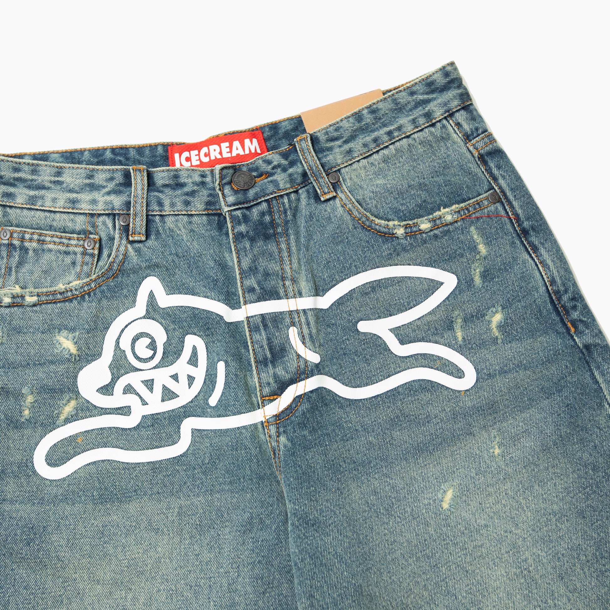 ICECREAM BALBOA DENIM SHORTS