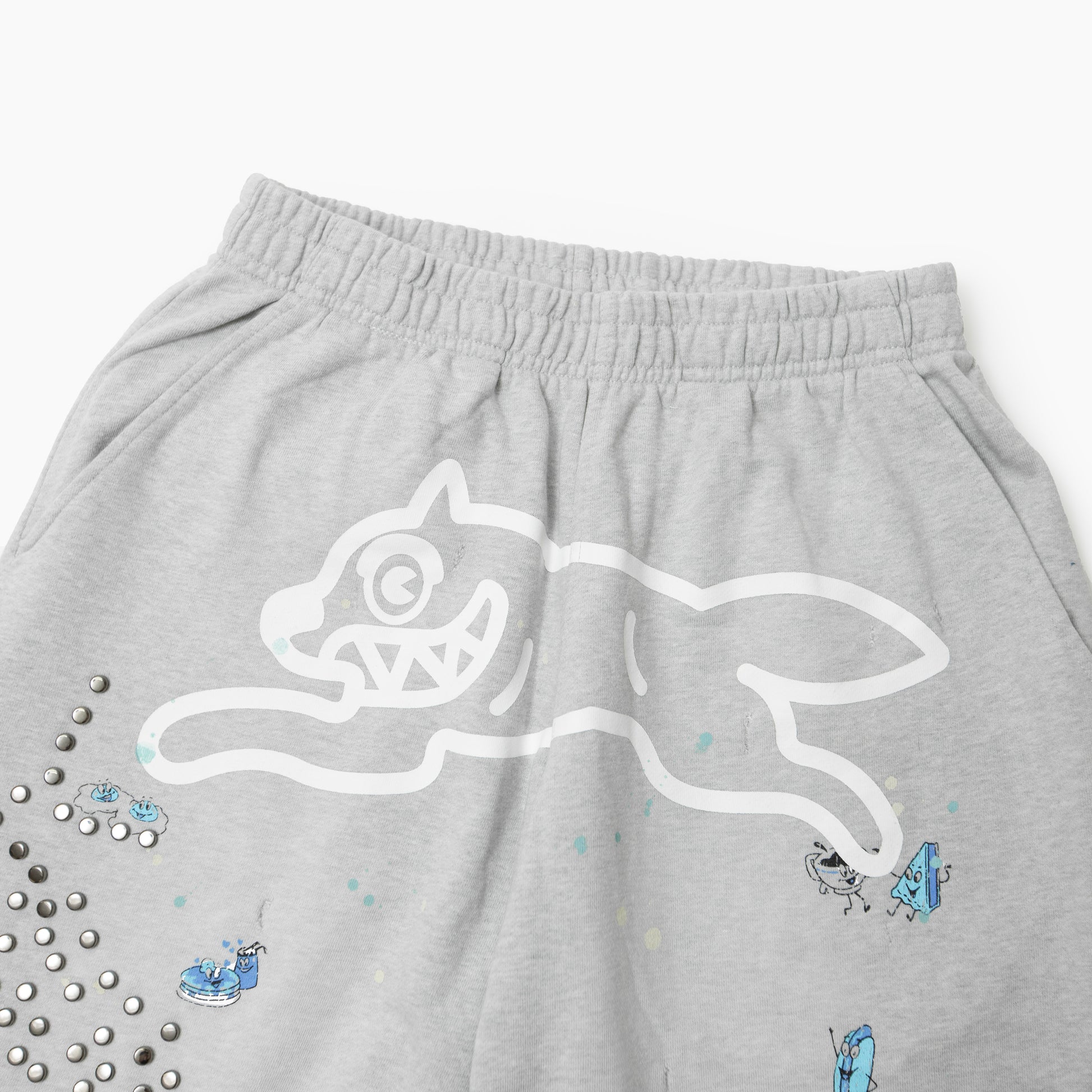 ICECREAM MILK SHAKE WASHED SWEAT JORTS