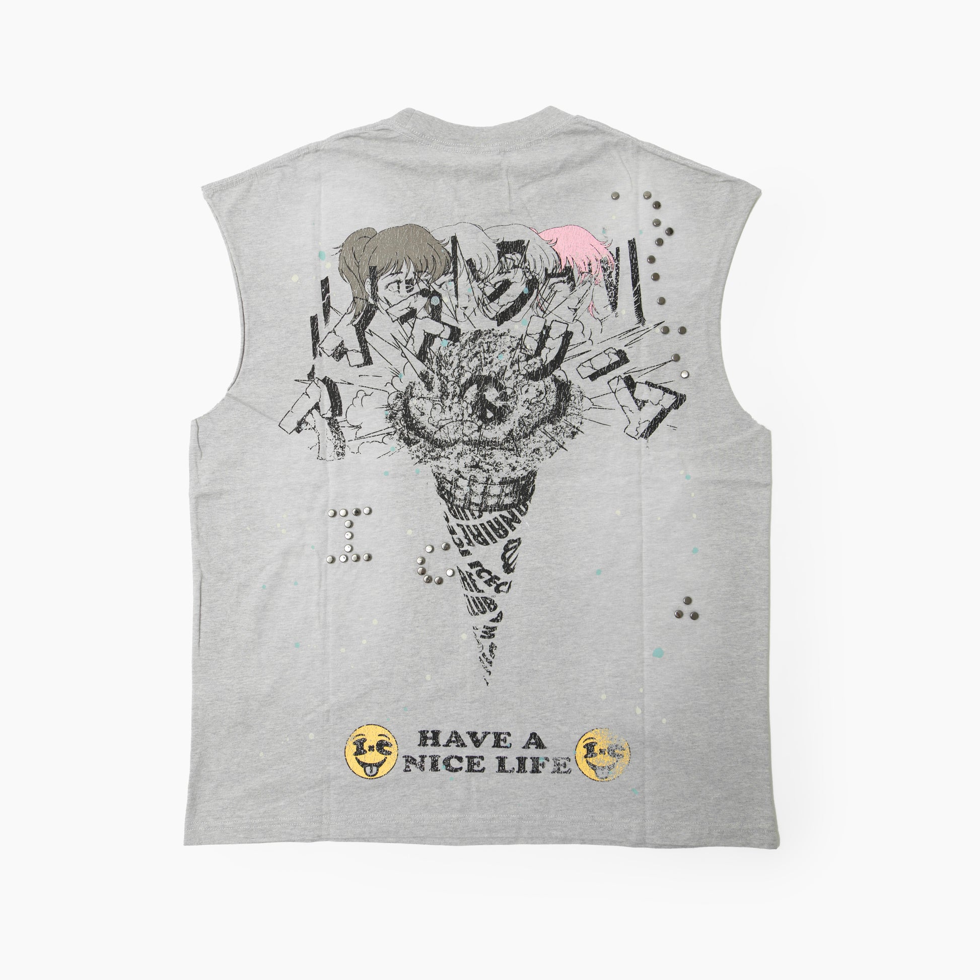 ICECREAM SAMUS SLEEVELESS T-SHIRT
