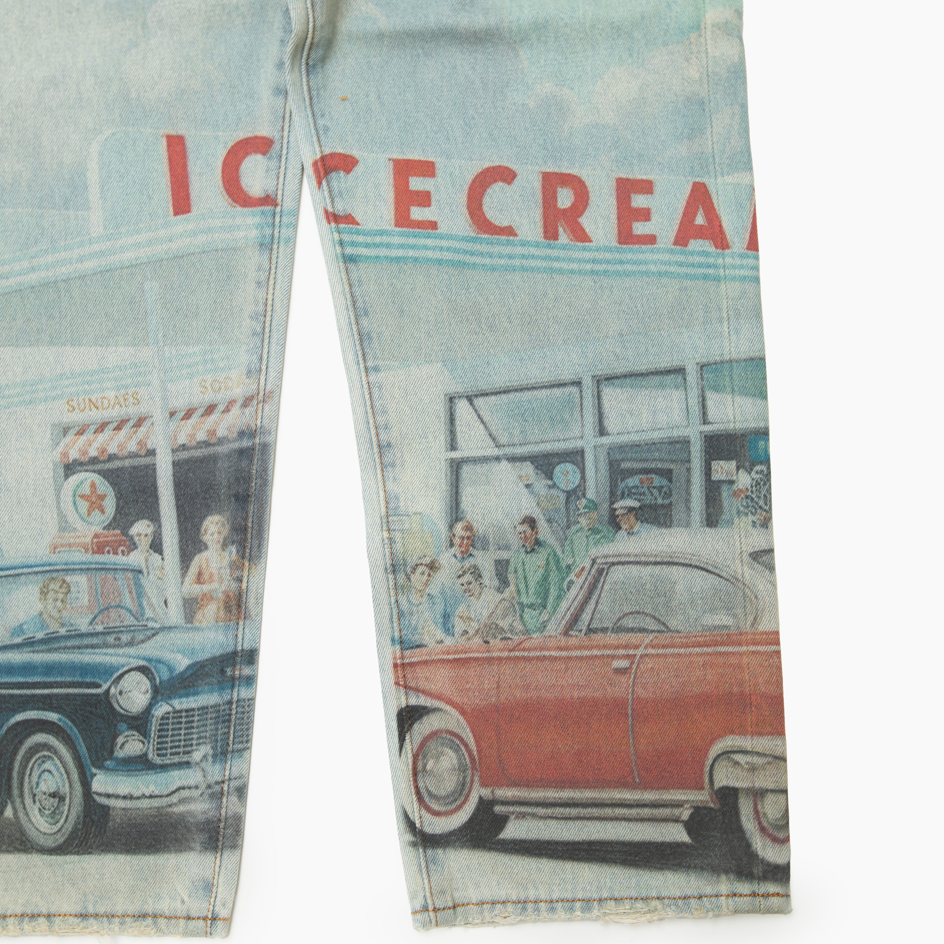 ICECREAM APEX PRINTED DENIM