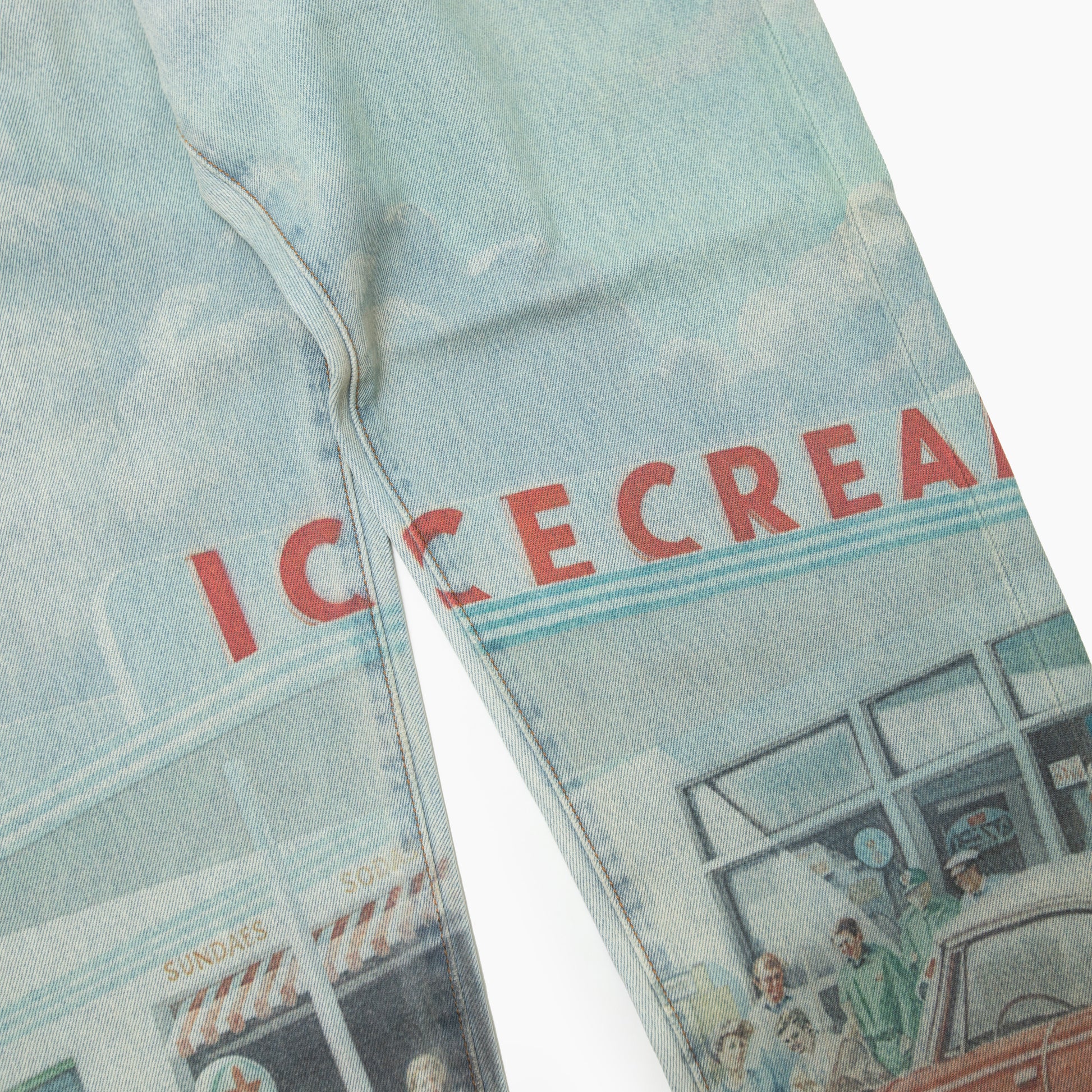 ICECREAM APEX PRINTED DENIM