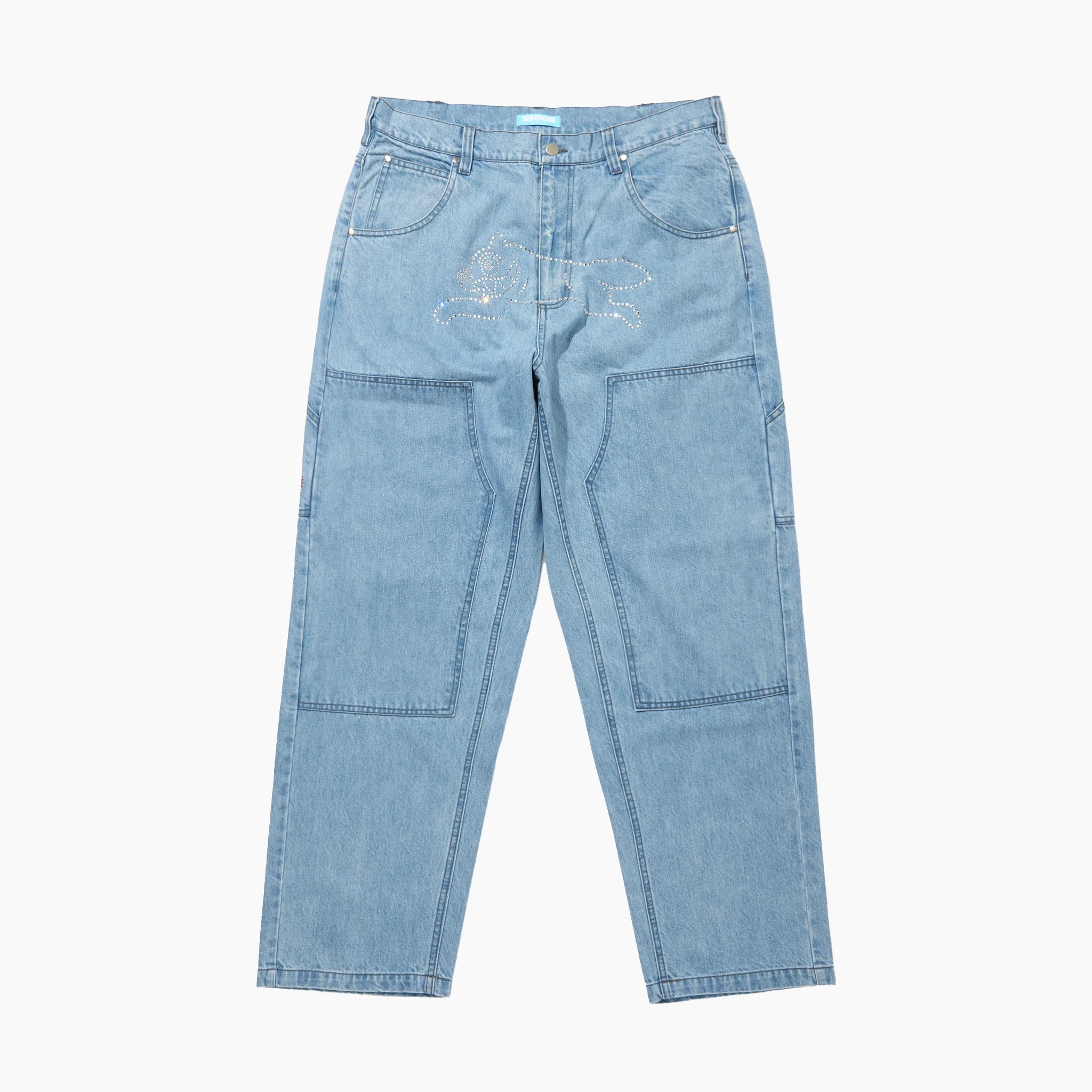 ICECREAM Rhinestone Buggy Denim