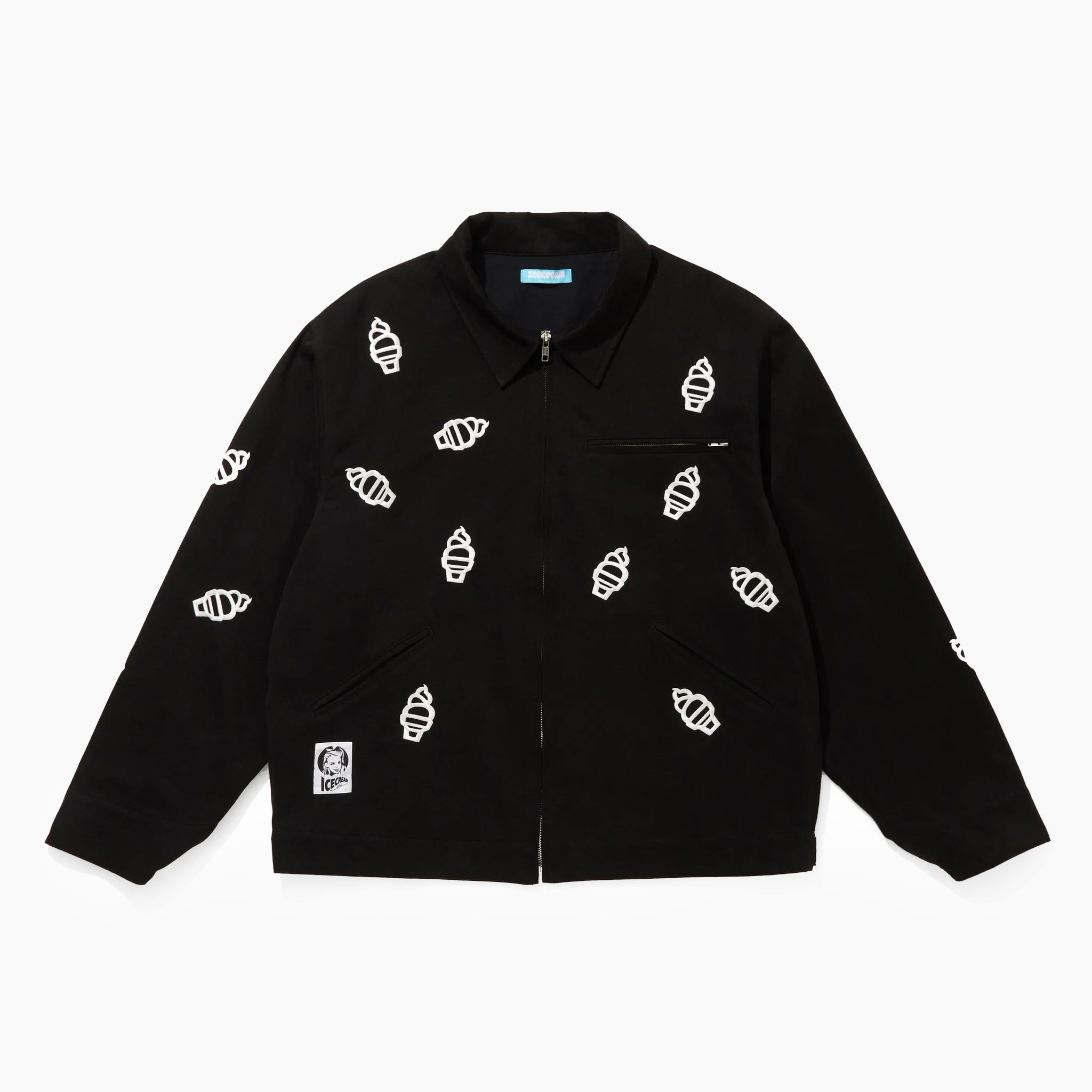 ICECREAM EMBROIDEREY MOLSKIN BLOUSON (JAPAN EXCLUSIVE)