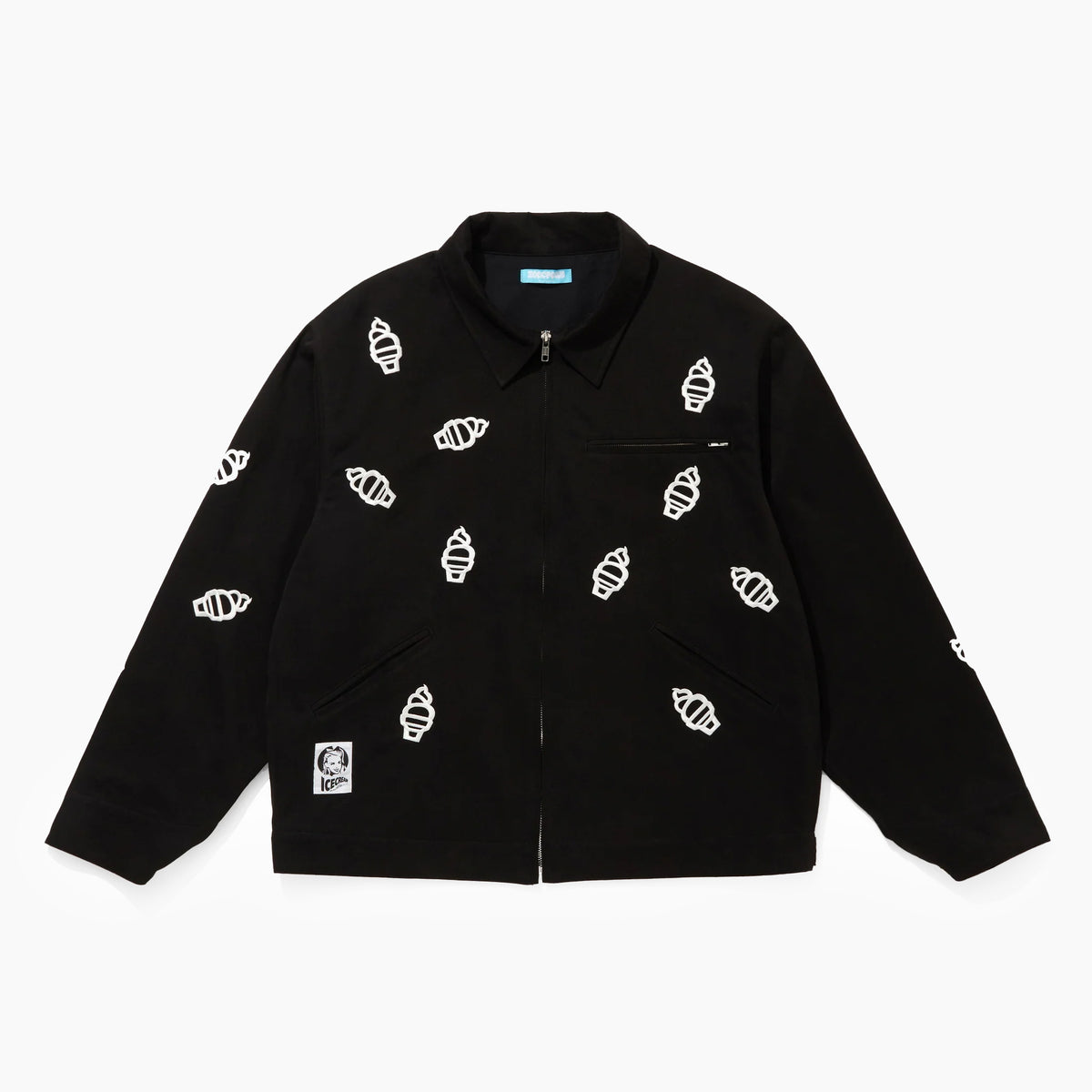 ICECREAM EMBROIDEREY MOLSKIN BLOUSON (JAPAN EXCLUSIVE)