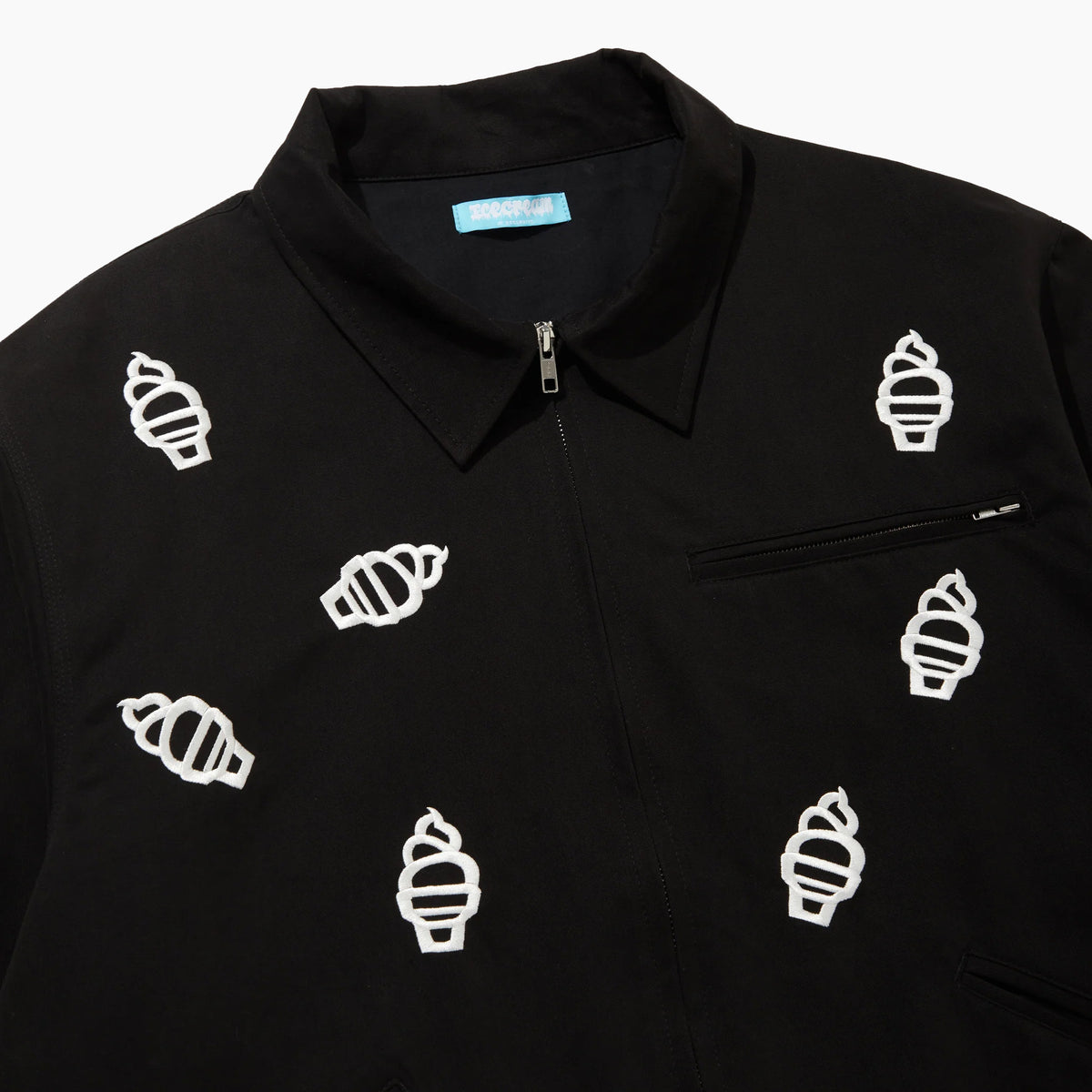 ICECREAM EMBROIDEREY MOLSKIN BLOUSON (JAPAN EXCLUSIVE)