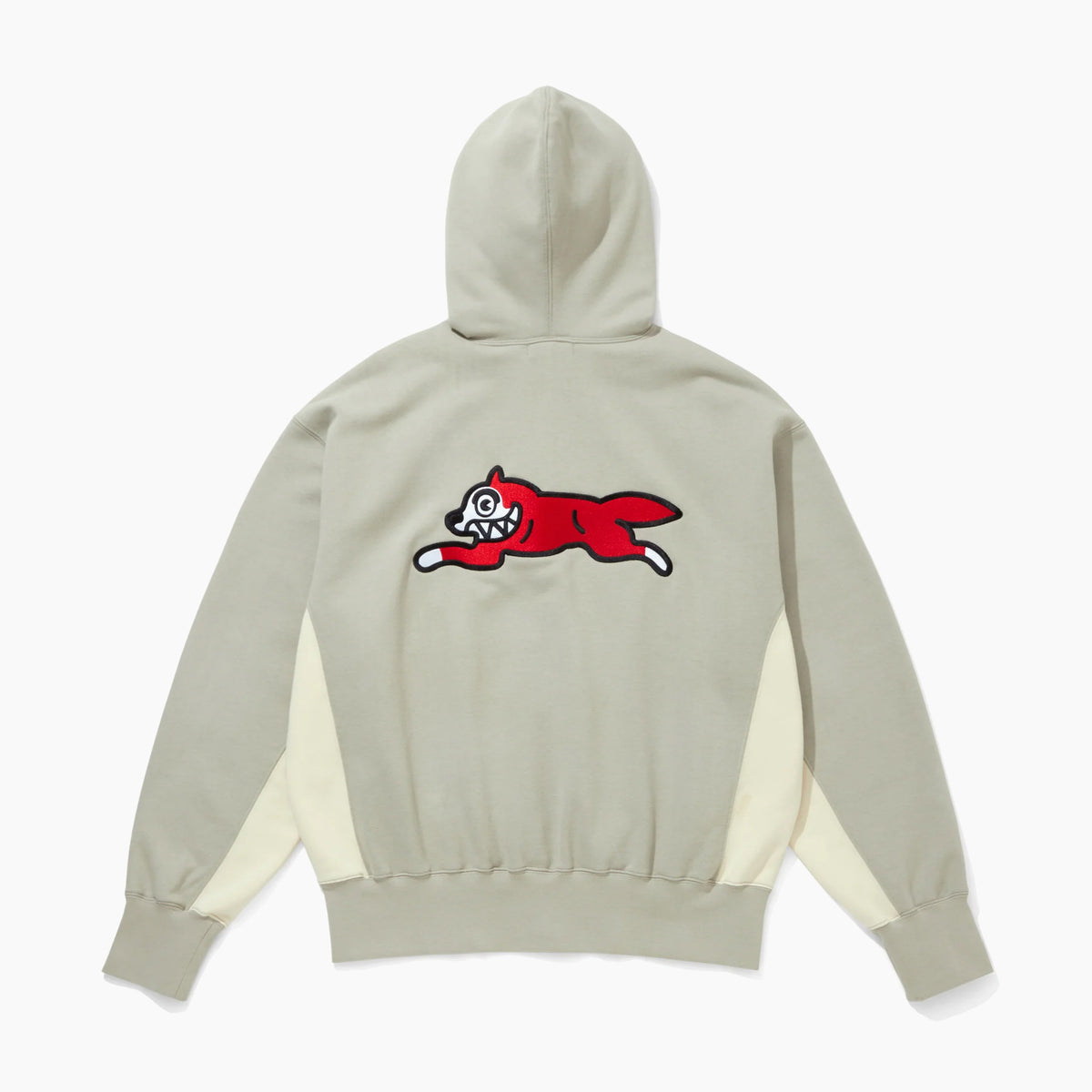 ICECREAM APPLIQUE LOGO ZIP UP COTTON HOODIE/ Japan Exclusive