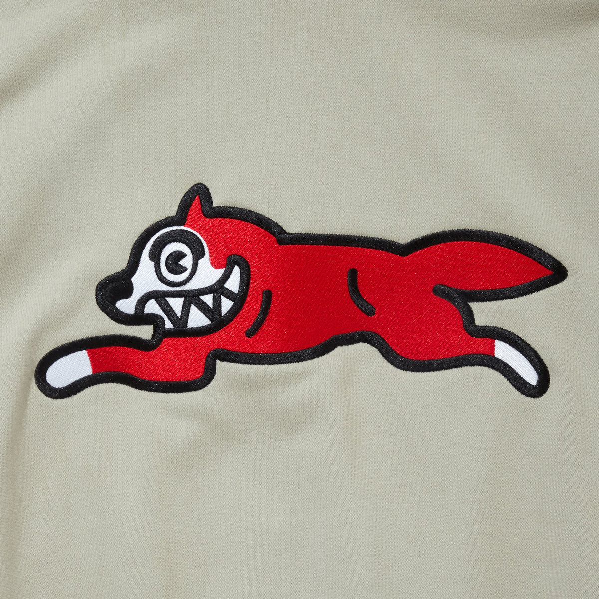 ICECREAM APPLIQUE LOGO ZIP UP COTTON HOODIE/ Japan Exclusive
