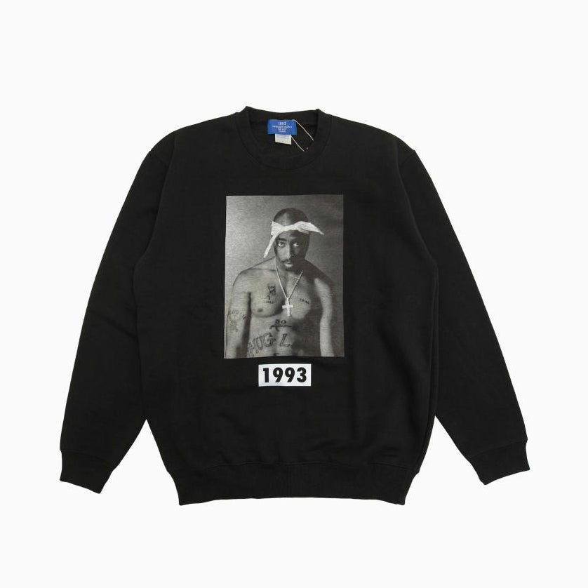 1993 DESIGNED WORLD HIPHOP [ 2PAC ] CREWNECK