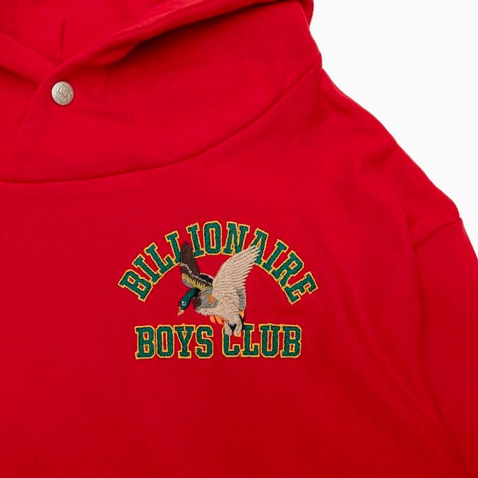 BILLIONAIRE BOYS CLUB DUCK VARSITY EMBROIDERED POPOVER HOOD