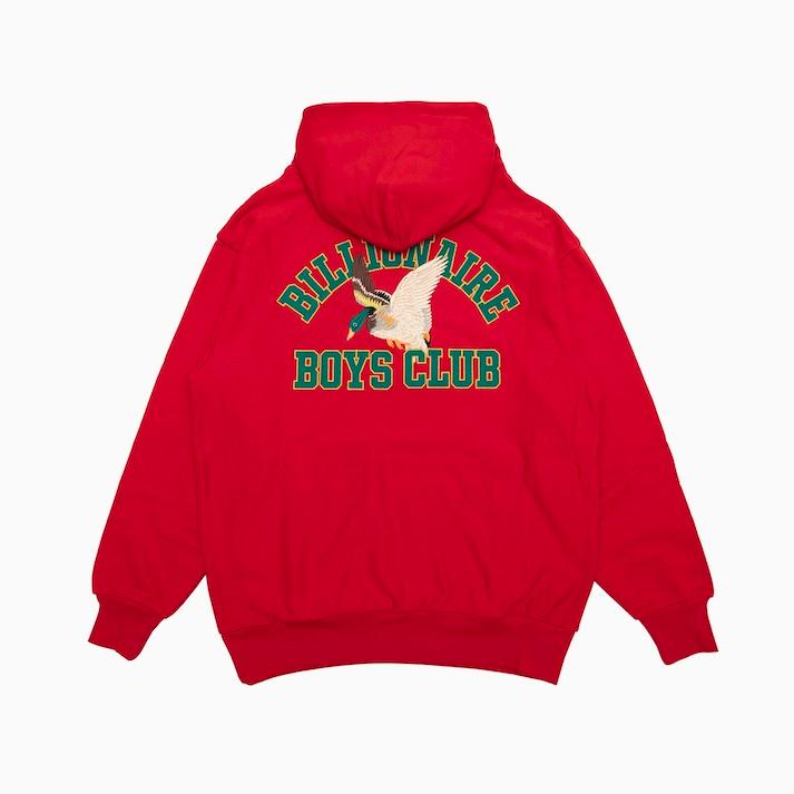 BILLIONAIRE BOYS CLUB DUCK VARSITY EMBROIDERED POPOVER HOOD
