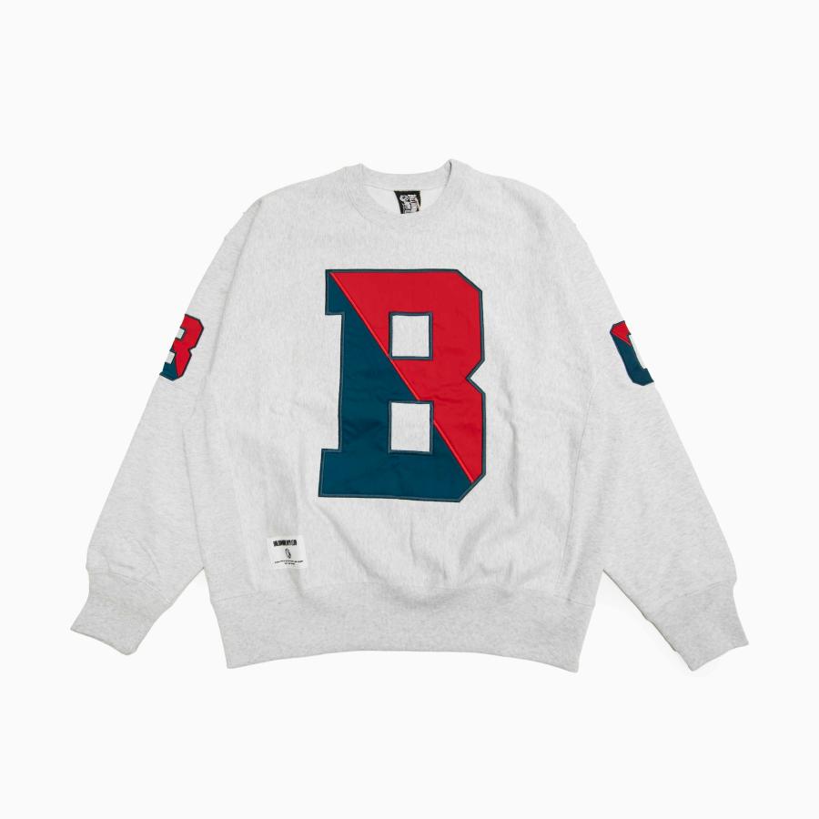 BILLIONAIRE BOYS CLUB APPLIQUE LOBO SWEATSHIRTS B